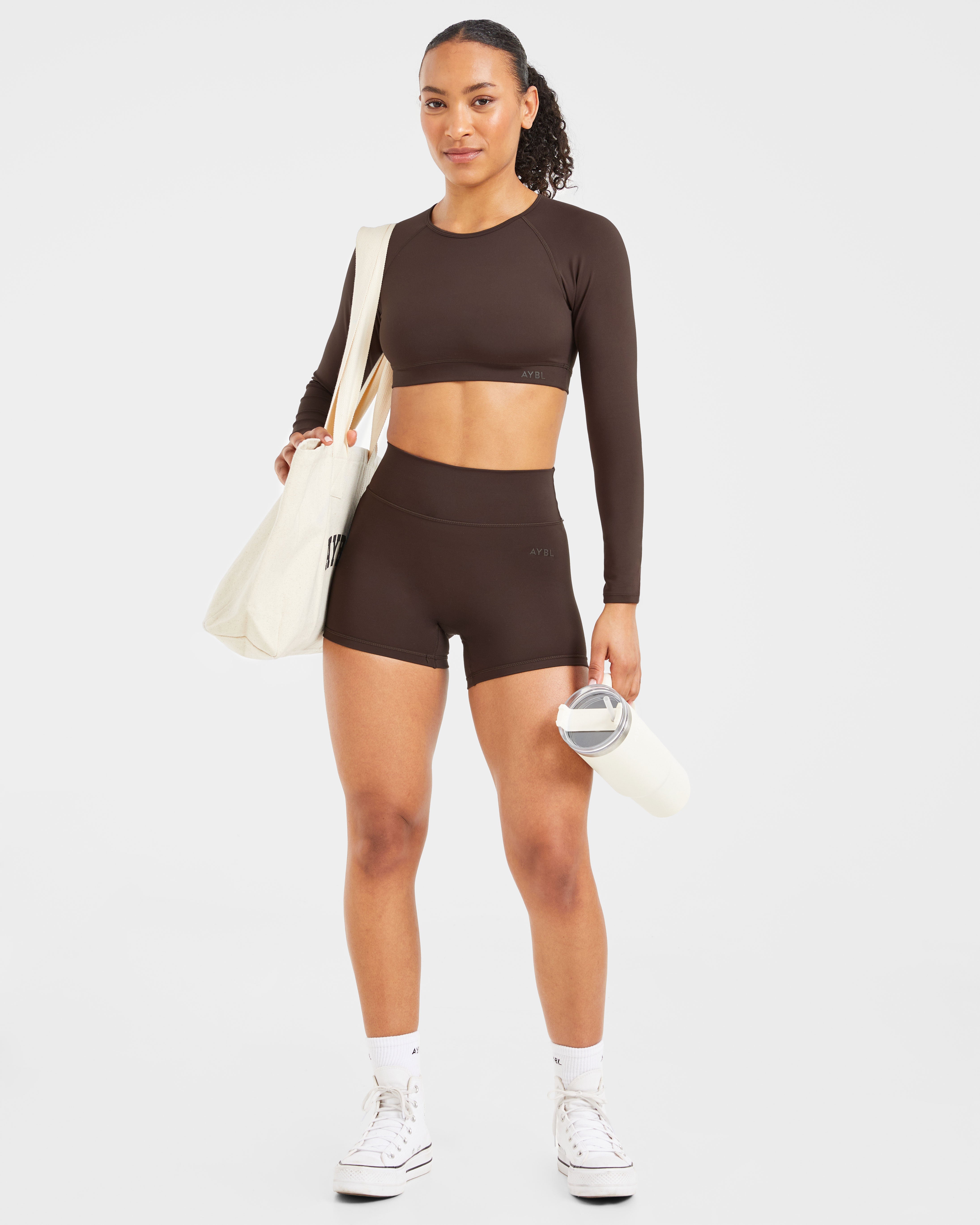 Staple Shorts - Coffee Brown