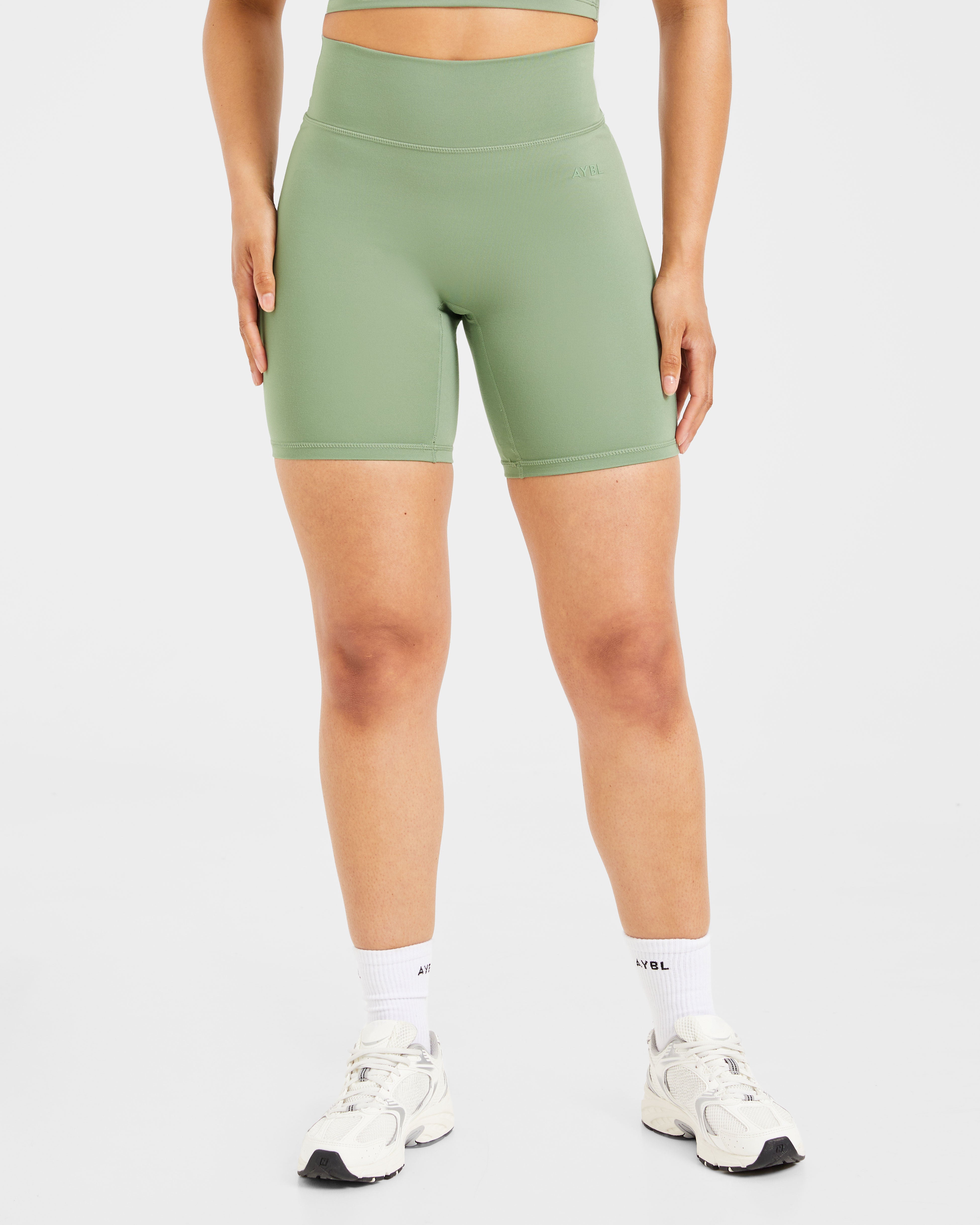 Staple Cycling Shorts - Olive Green