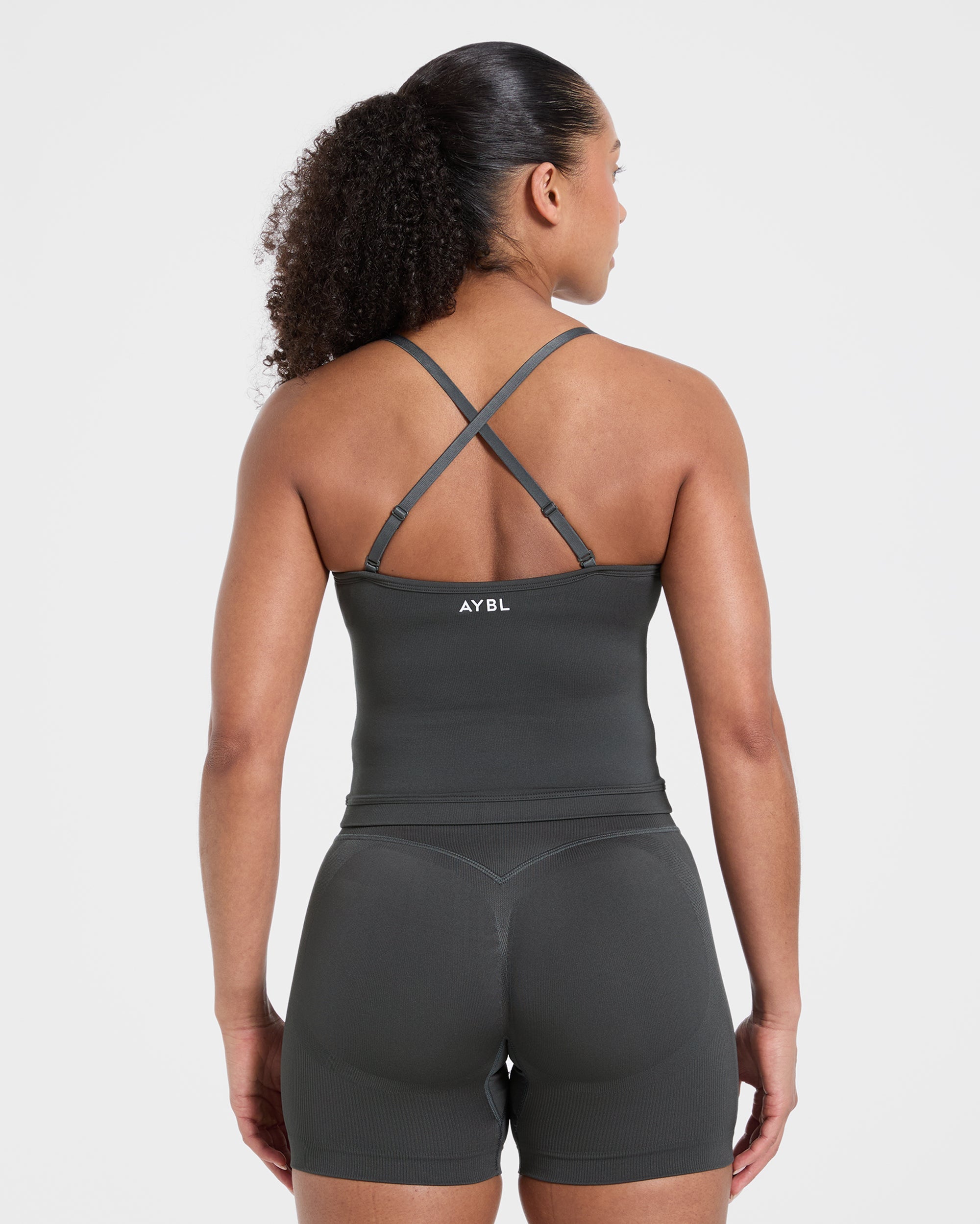 Adapt Seamless Tank Top - Dark Charcoal
