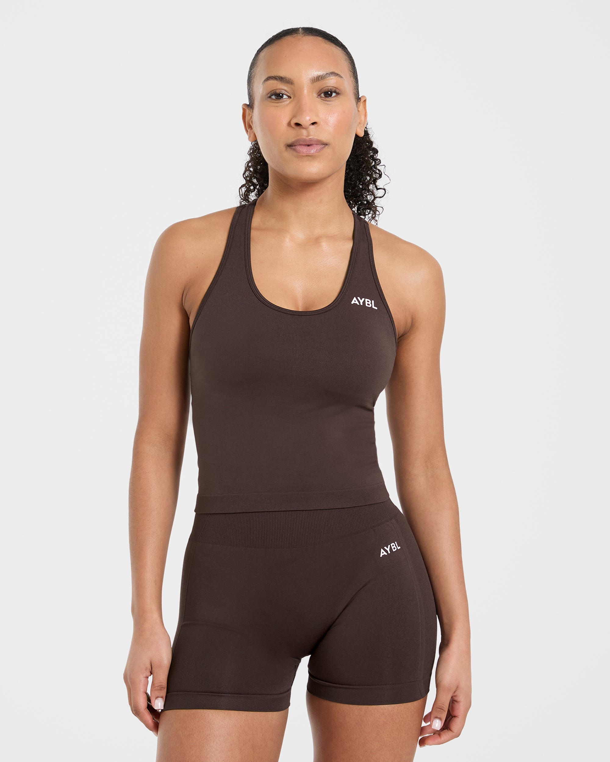 Empower Seamless Tank Top - Cocoa Brown