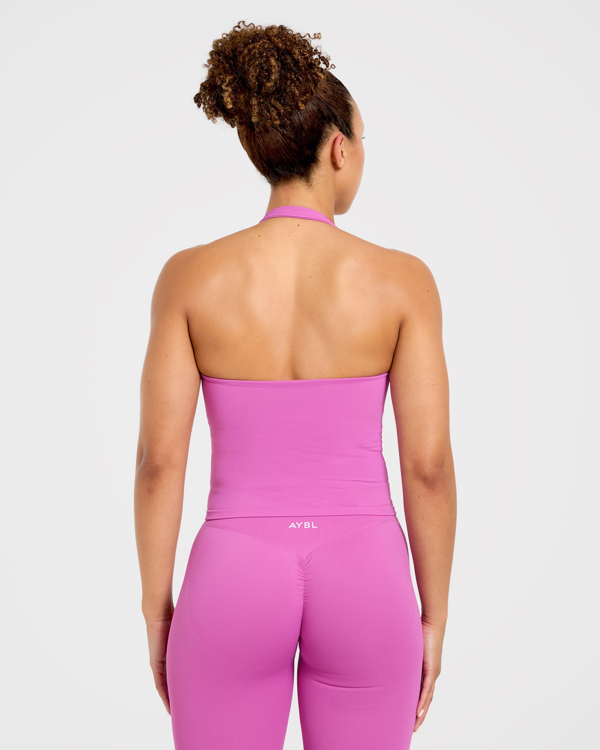 Enhance Seamless Halterneck Top - Summer Violet