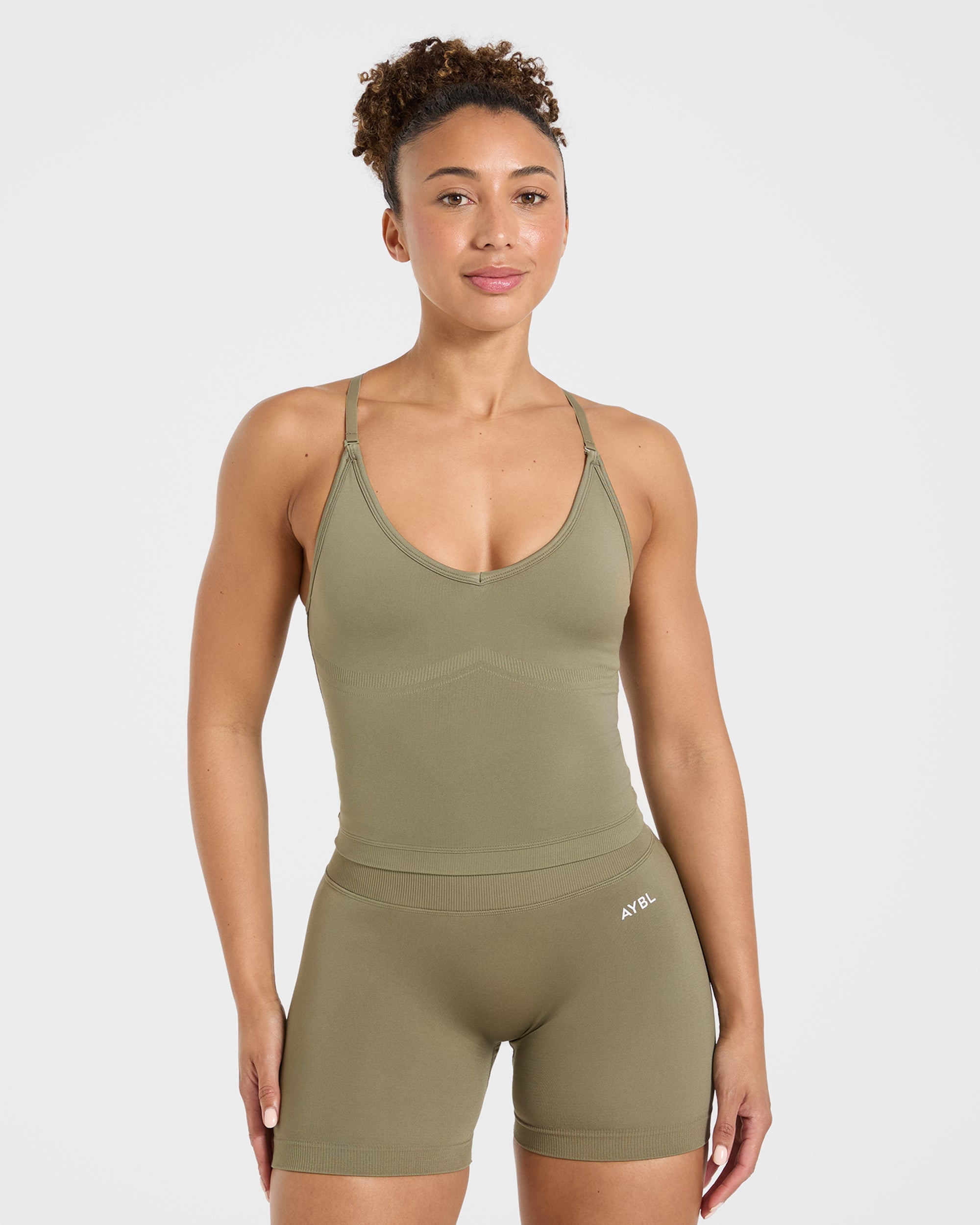Adapt Seamless Tank Top - Muted Olive