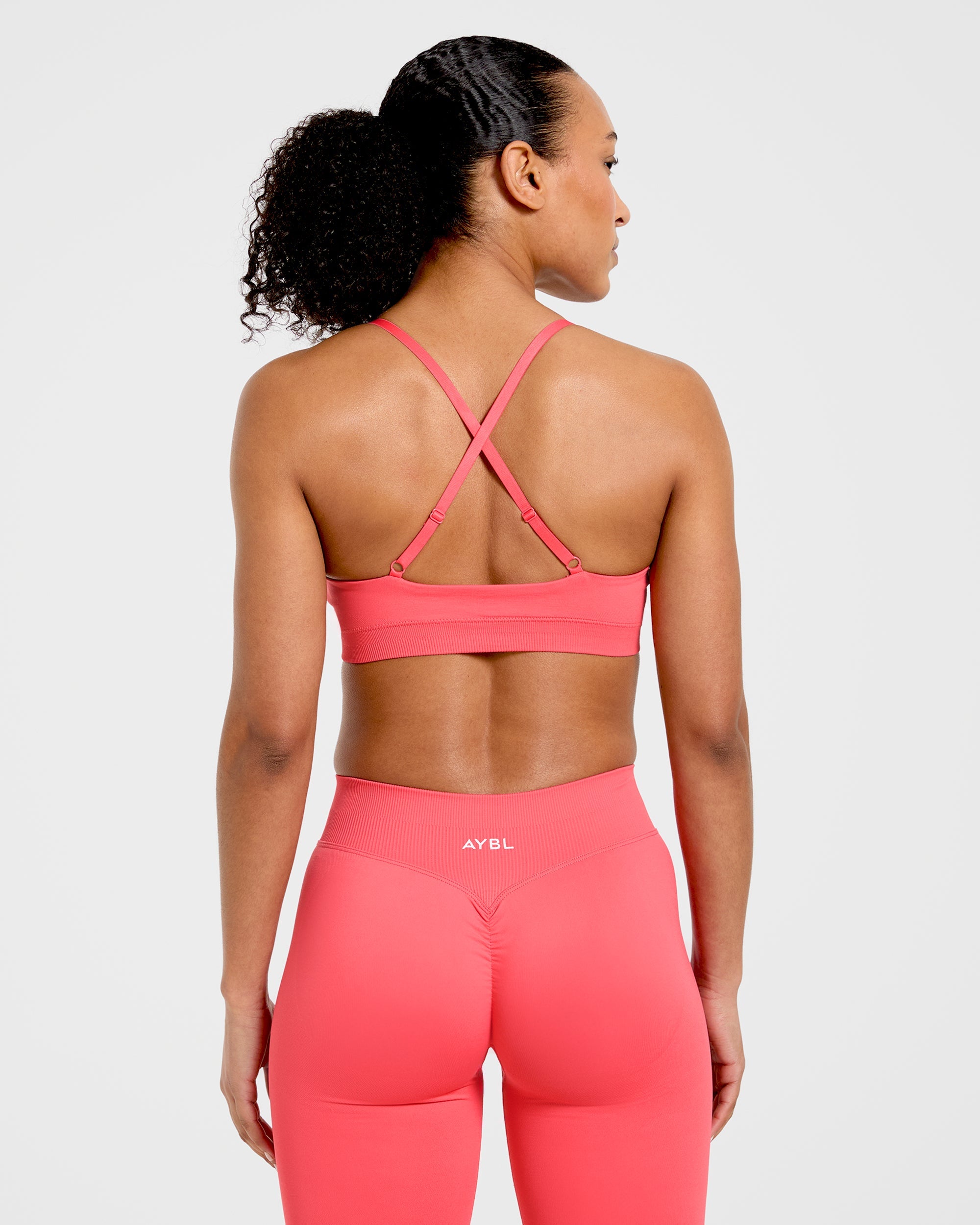 Enhance Seamless Sports Bra - Summer Coral