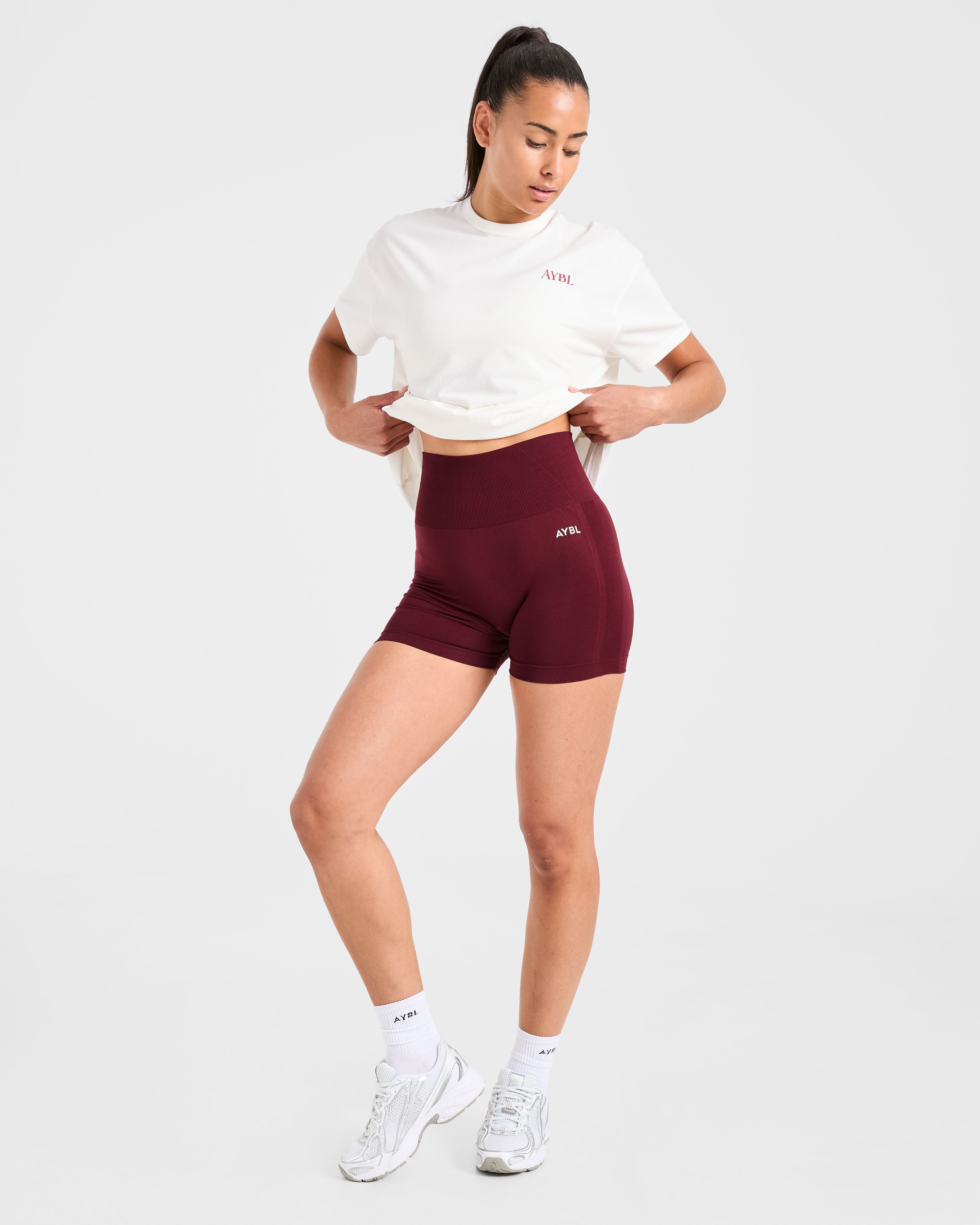 Athletics Club Oversized T Shirt - Off White