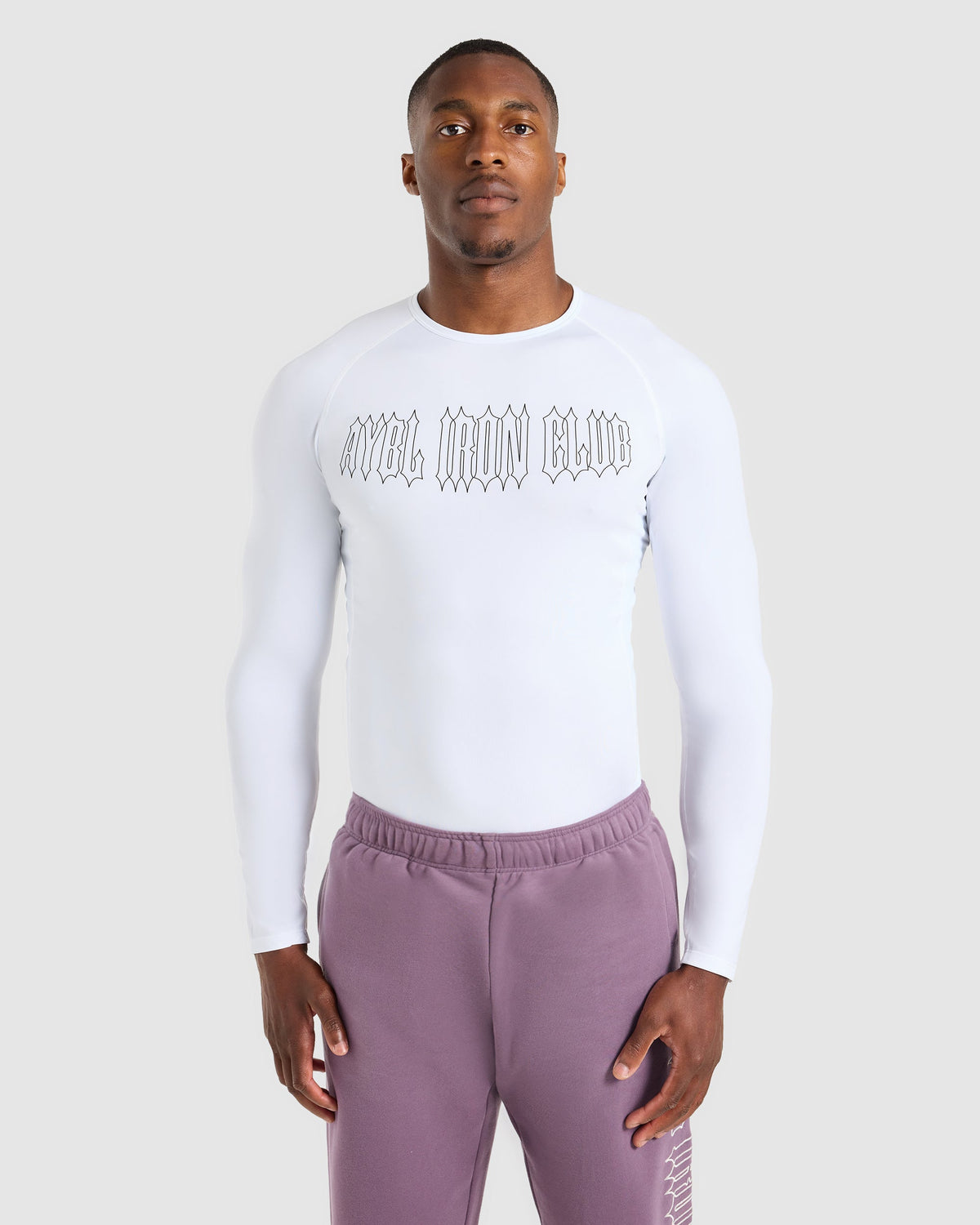 AYBL Iron Club Compression Long Sleeve - White