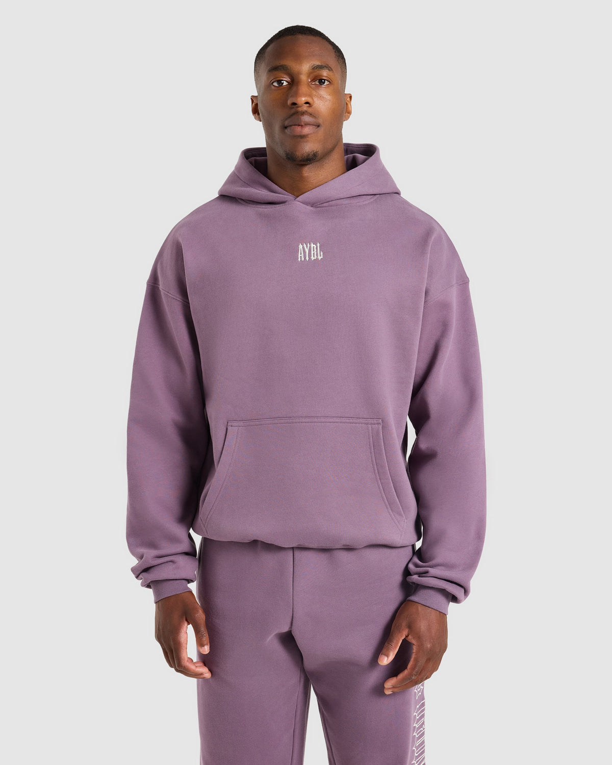 AYBL Iron Club Oversized Hoodie - Midnight Purple
