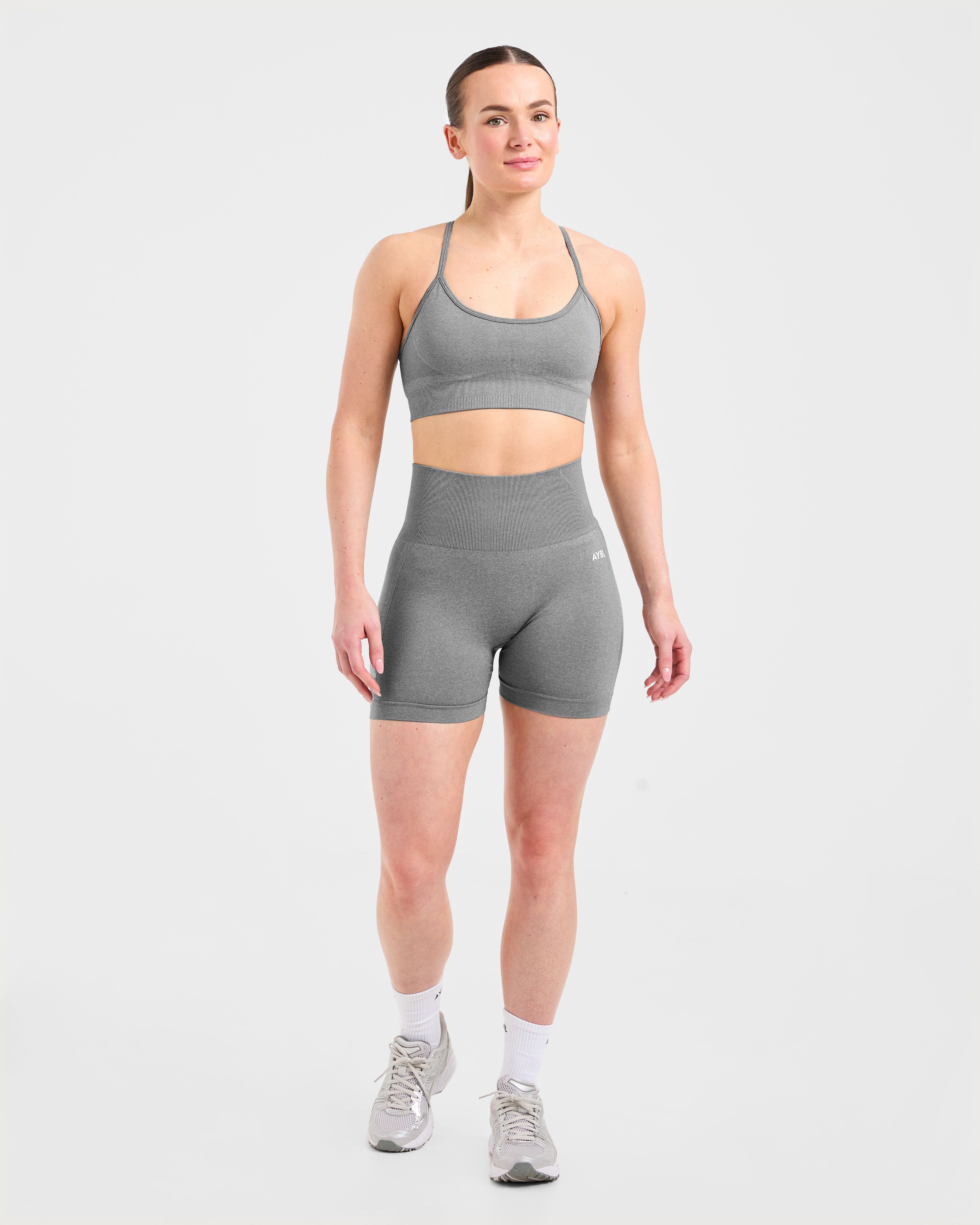 Soutien-gorge de sport sans couture Empower - Gris Chiné