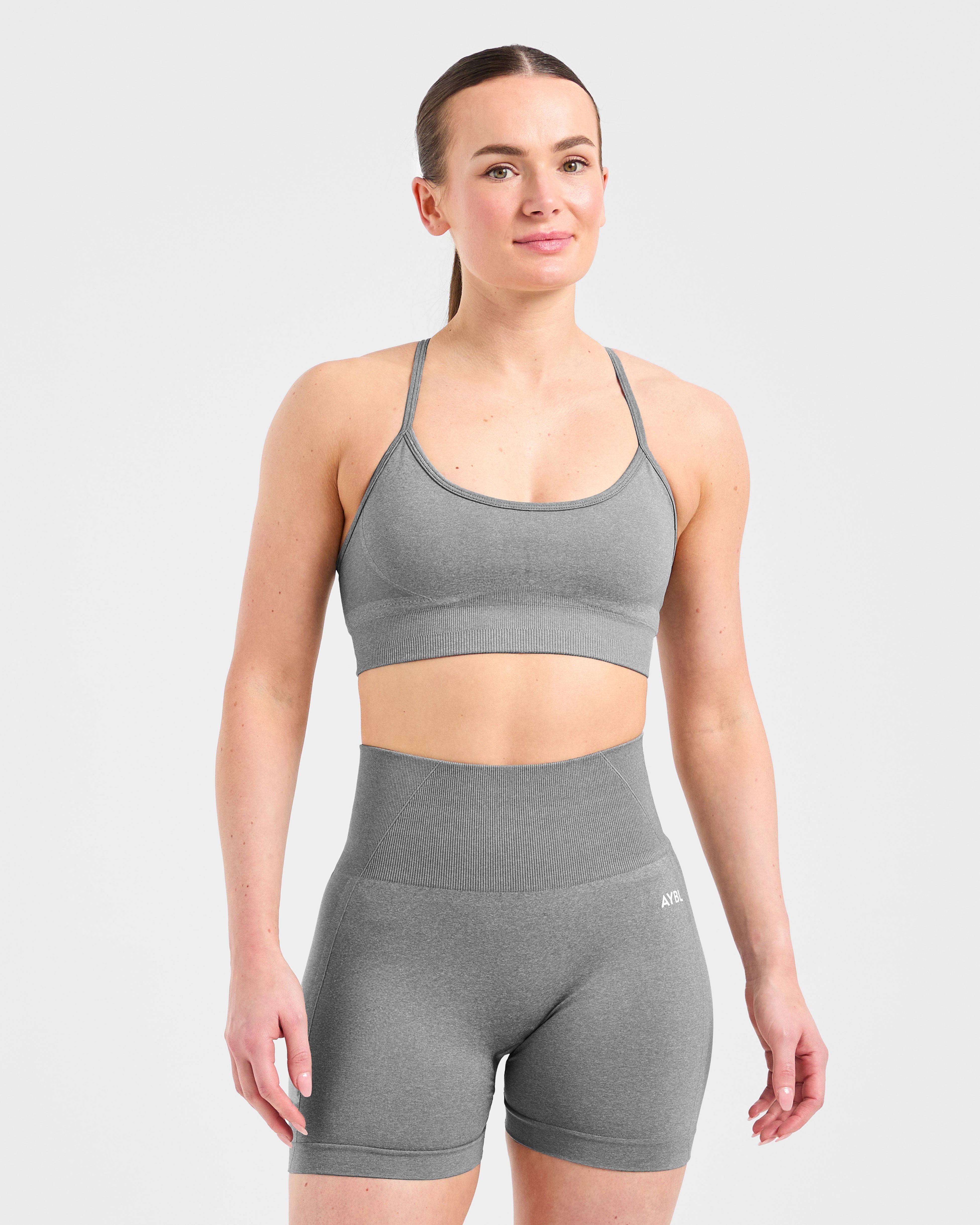 Soutien-gorge de sport sans couture Empower - Gris Chiné