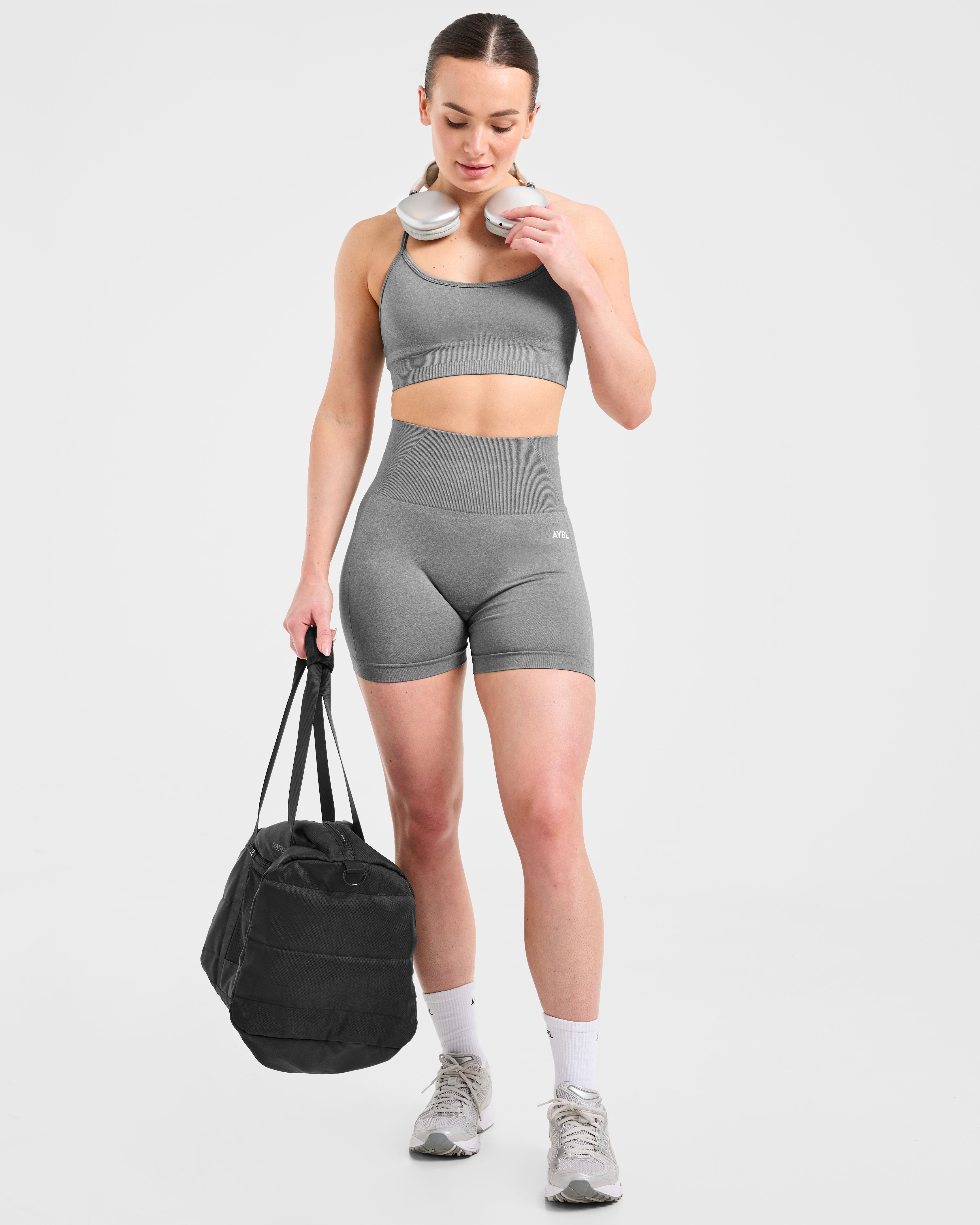 Soutien-gorge de sport sans couture Empower - Gris Chiné