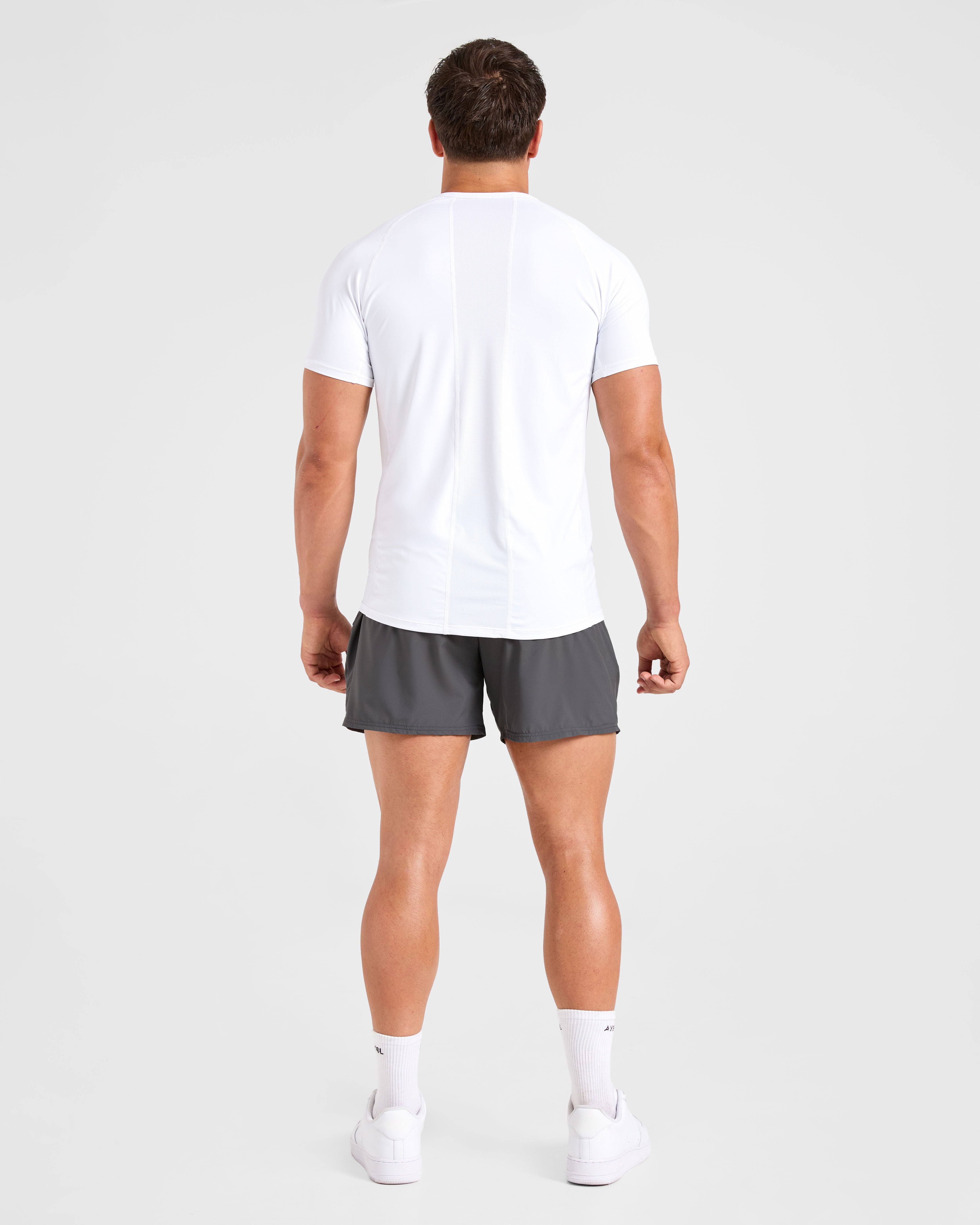 Compression Relaxed T Shirt - White