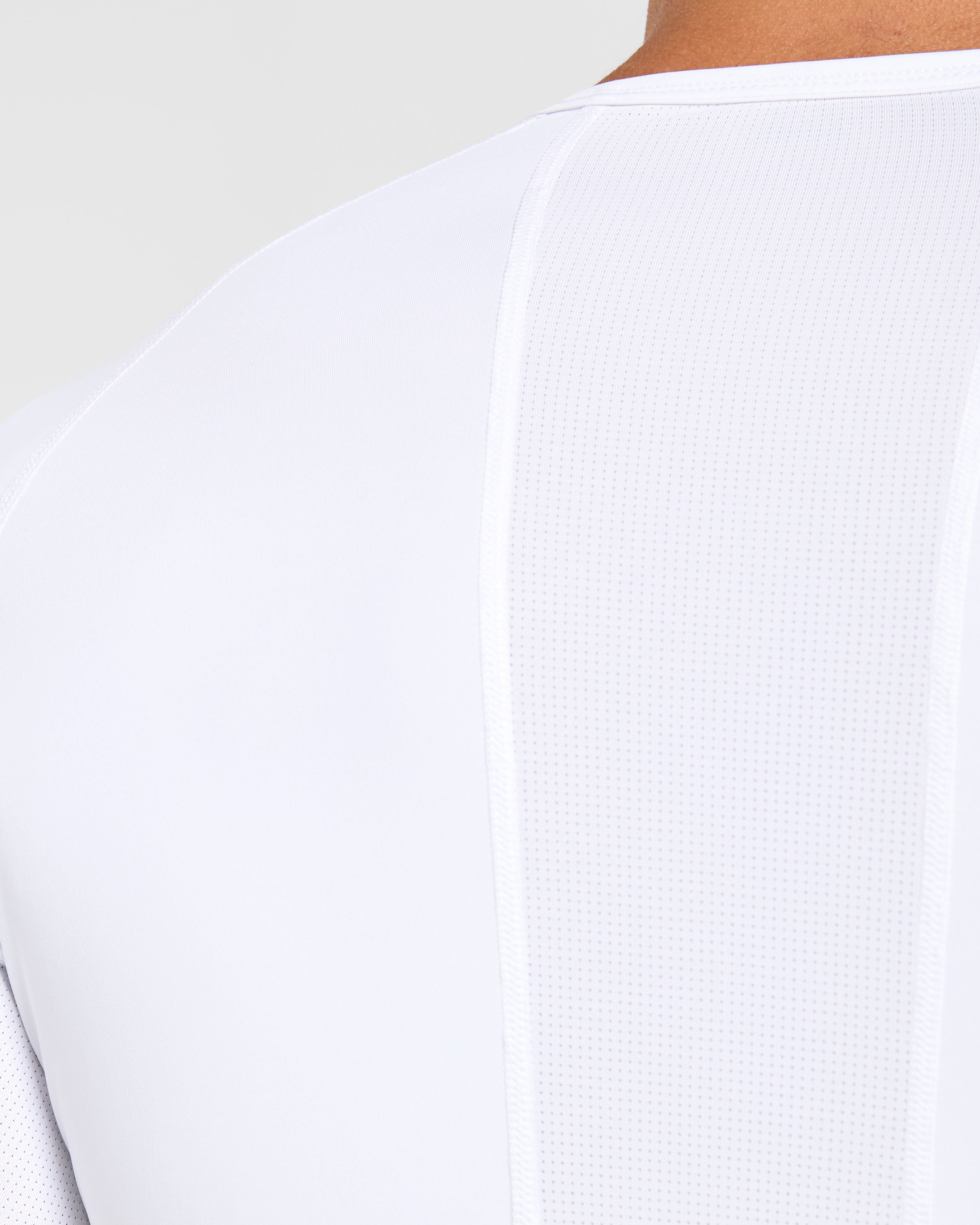 Compression Long Sleeve T Shirt - White