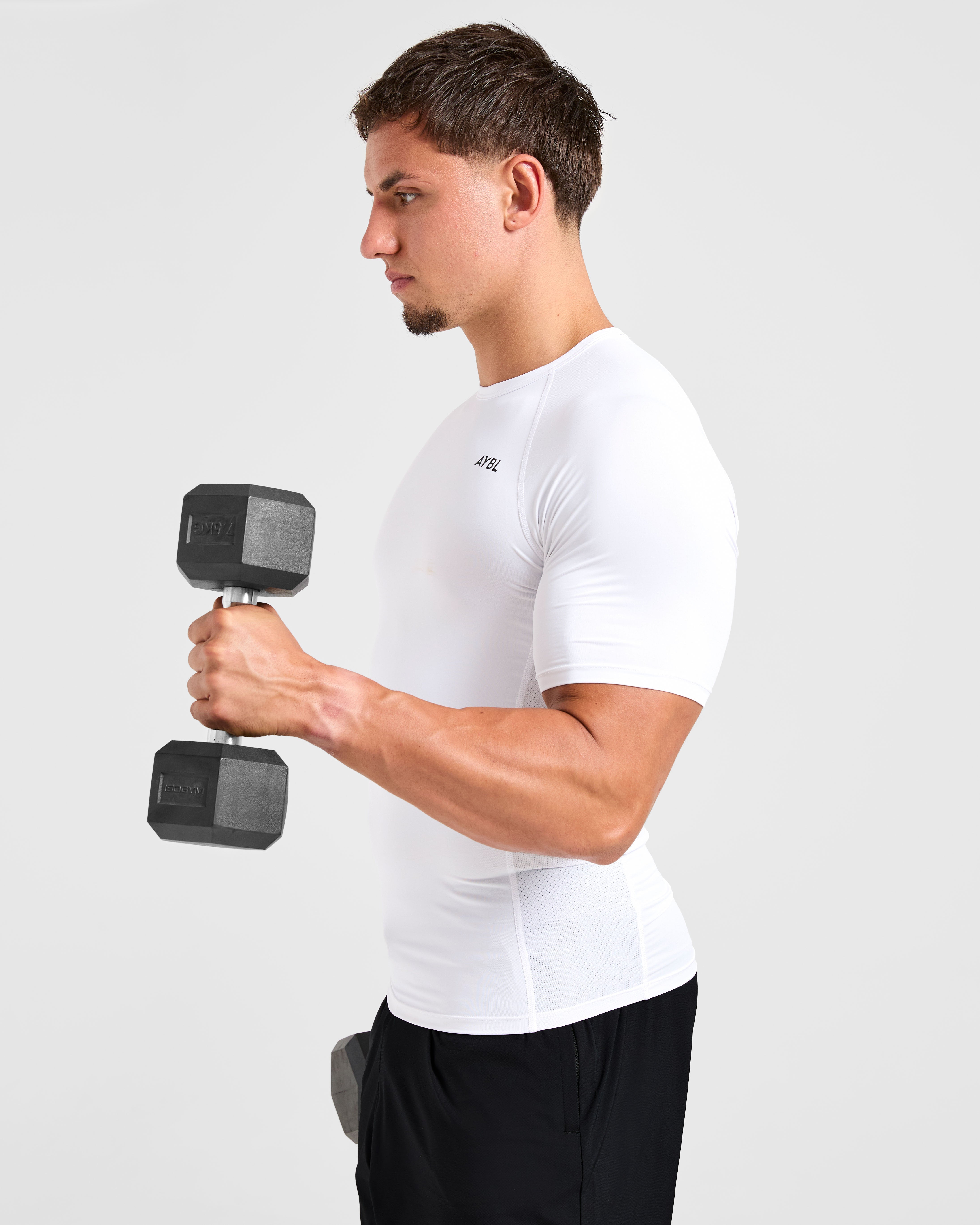 Compression T Shirt - White