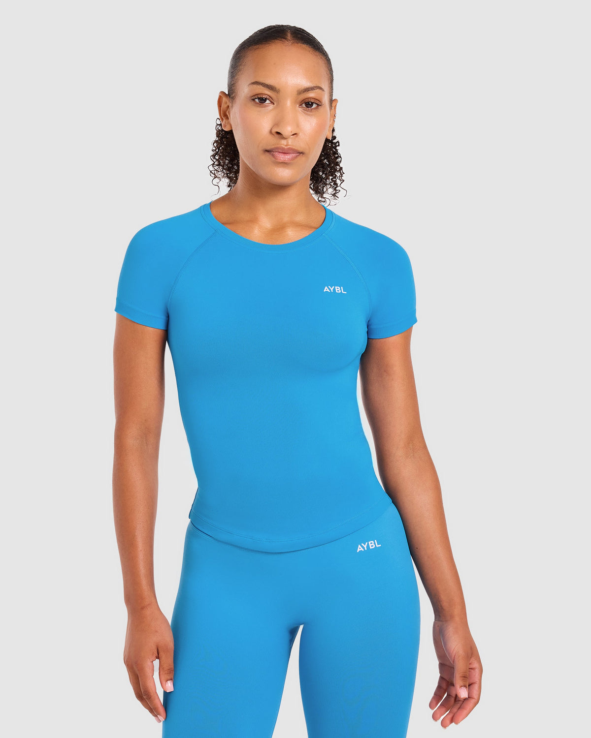 Enhance Seamless Short Sleeve Top - Summer Cobalt