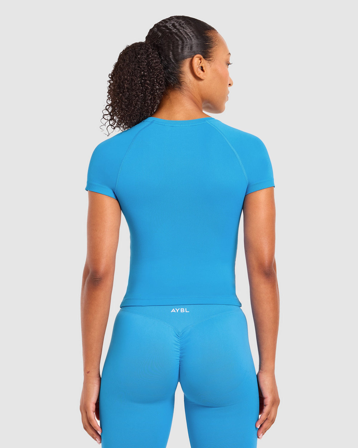 Enhance Seamless Short Sleeve Top - Summer Cobalt