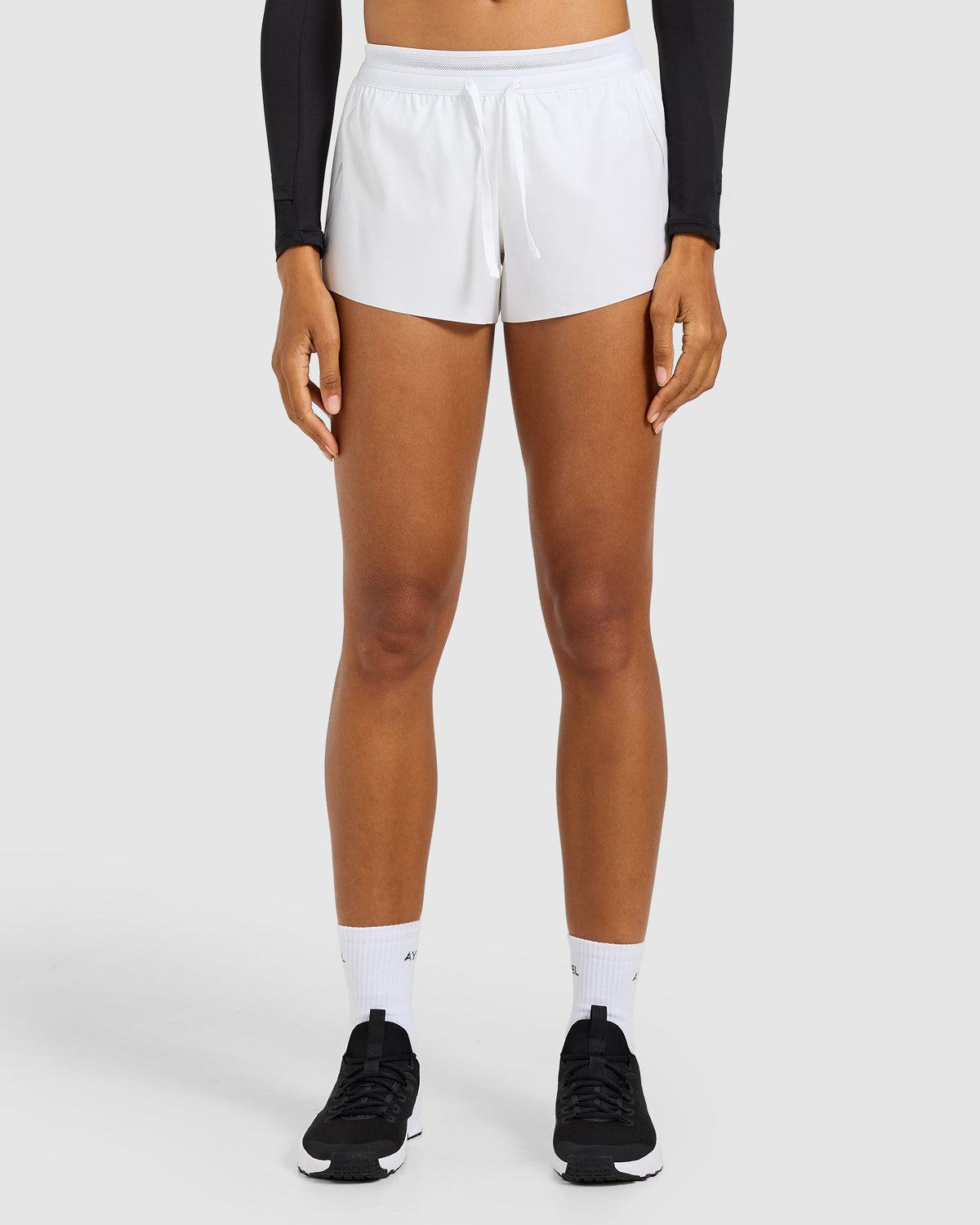 Run Low Rise 3" Shorts - White