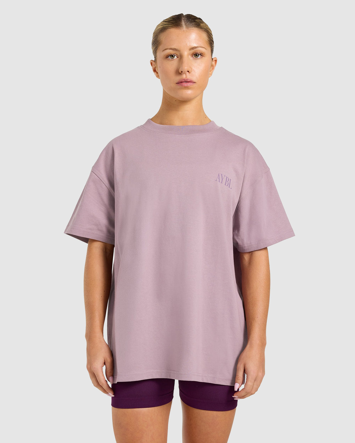 Goddess Of Gains Oversized T Shirt - Dusty Mauve