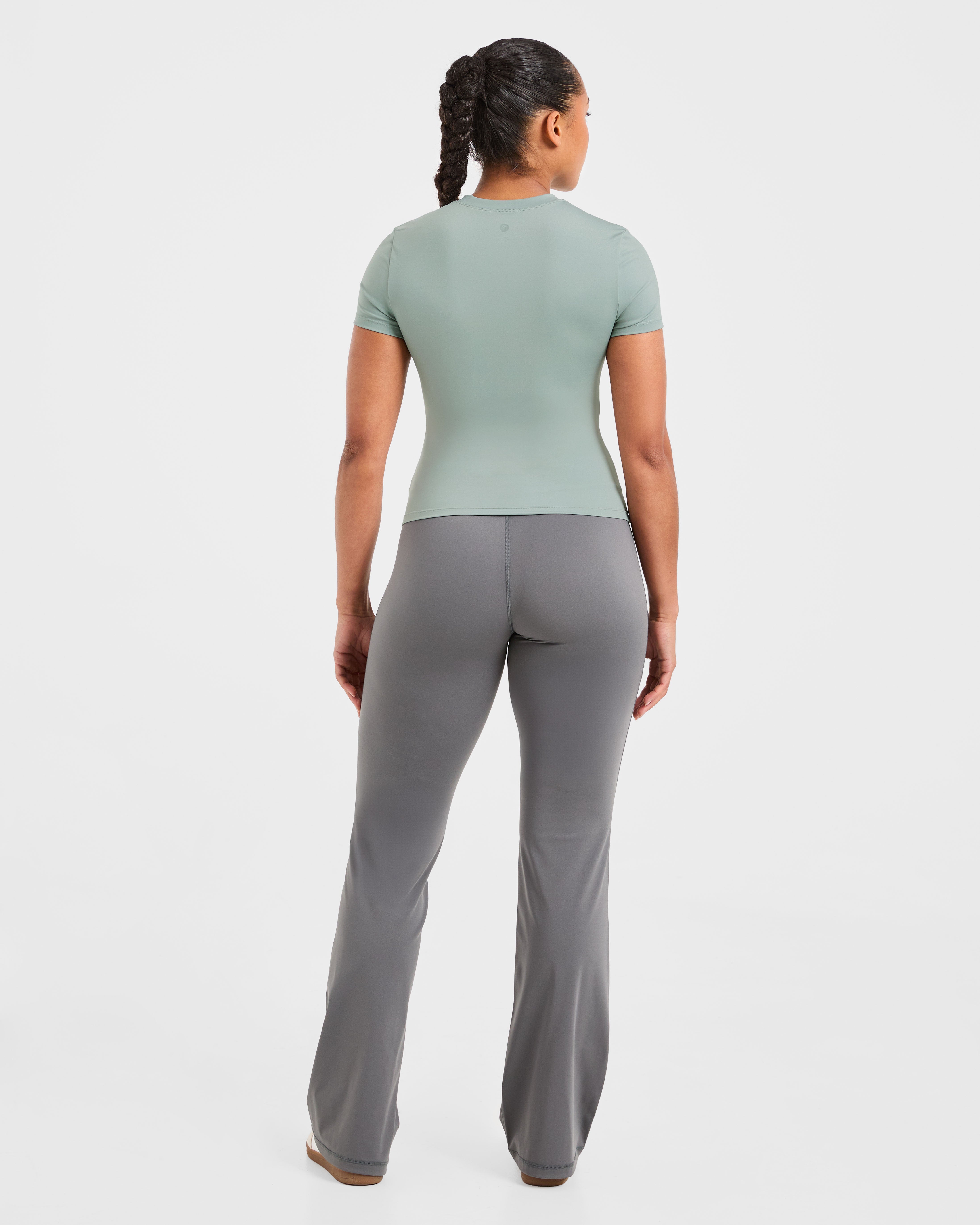 Sculpt-T-Shirt – gedämpftes Salbei