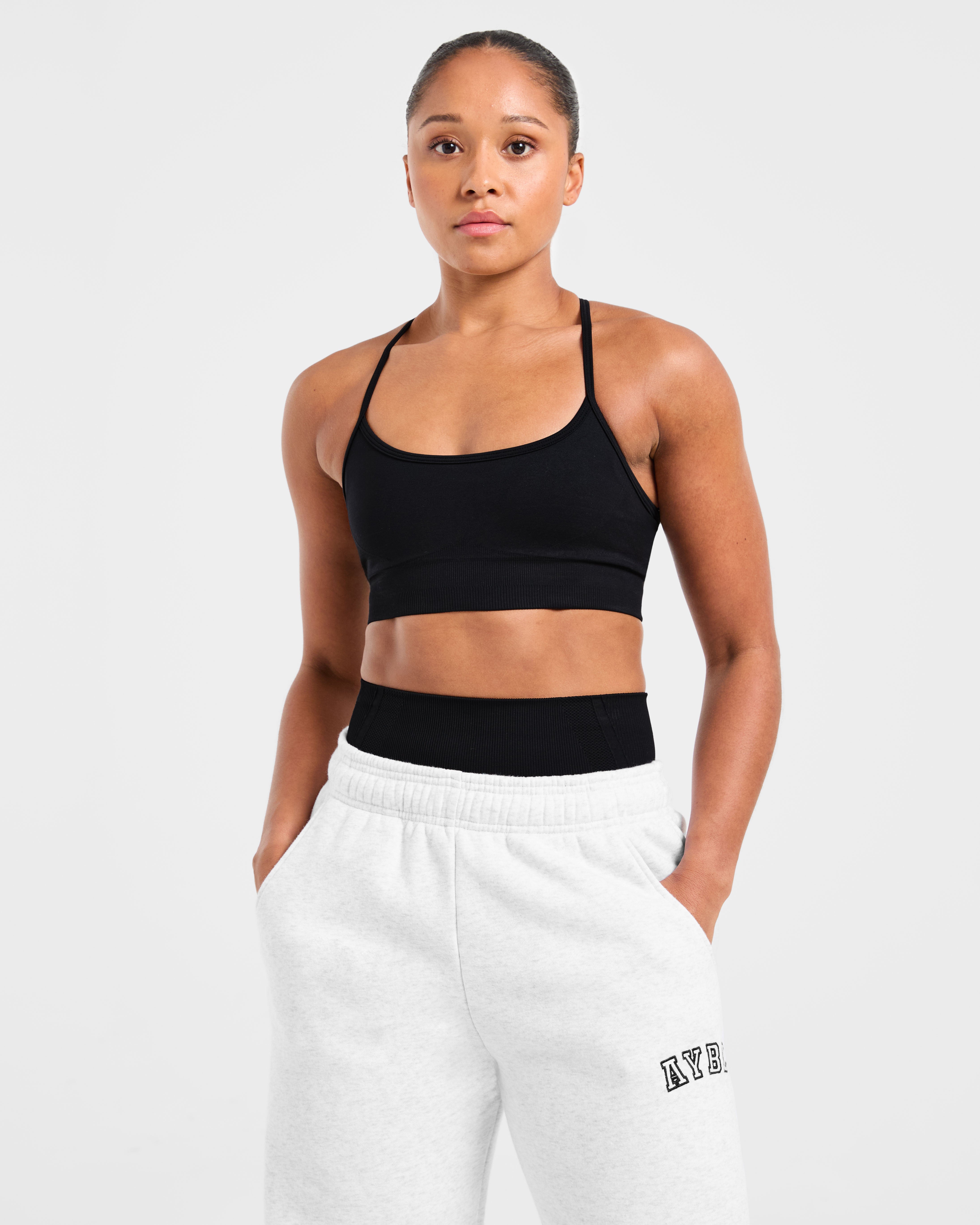 Soutien-gorge de sport sans couture Empower - Noir