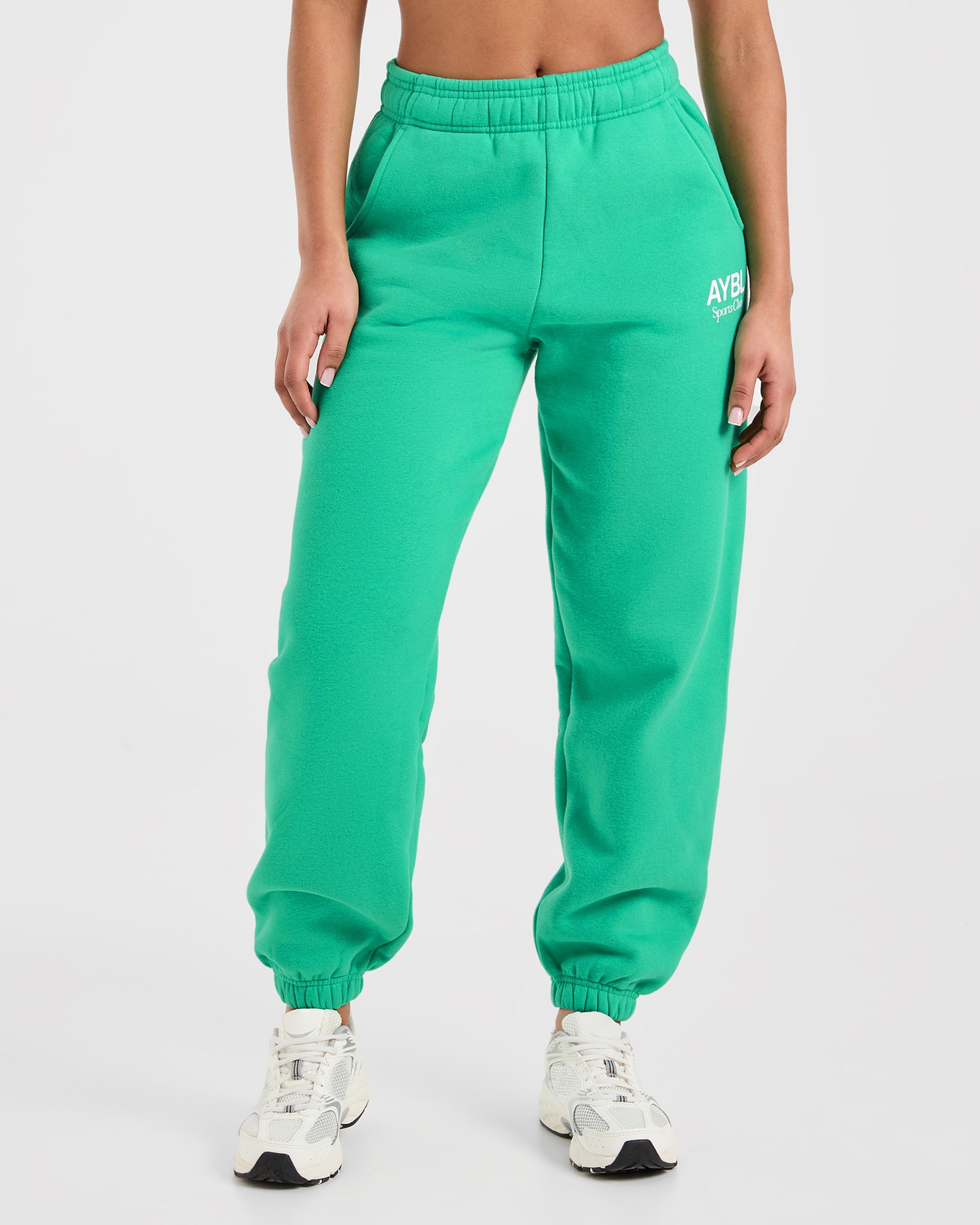 AYBL Sports Club Oversized Joggers Racing Green