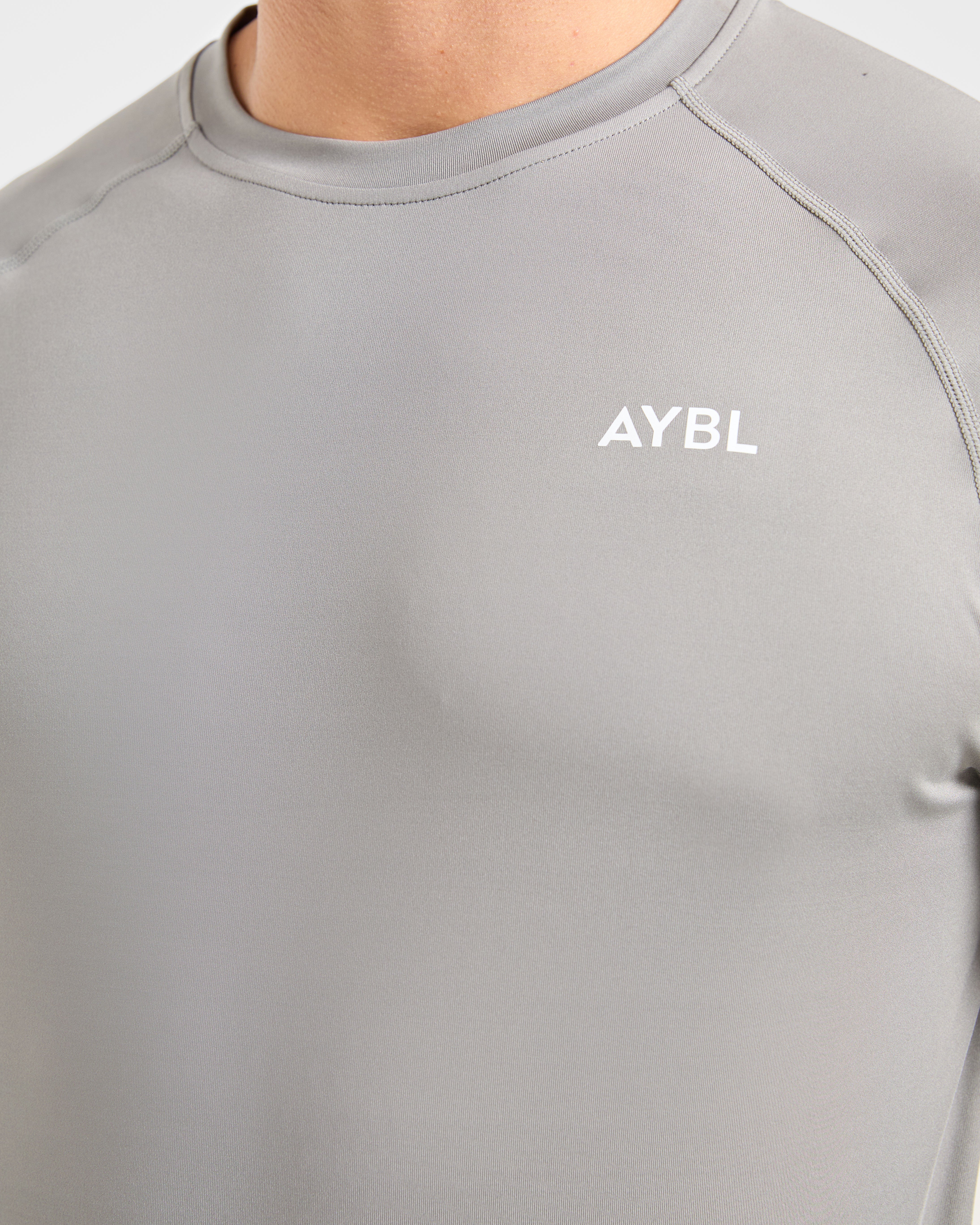 Essential Long Sleeve T Shirt - Olive Smoke