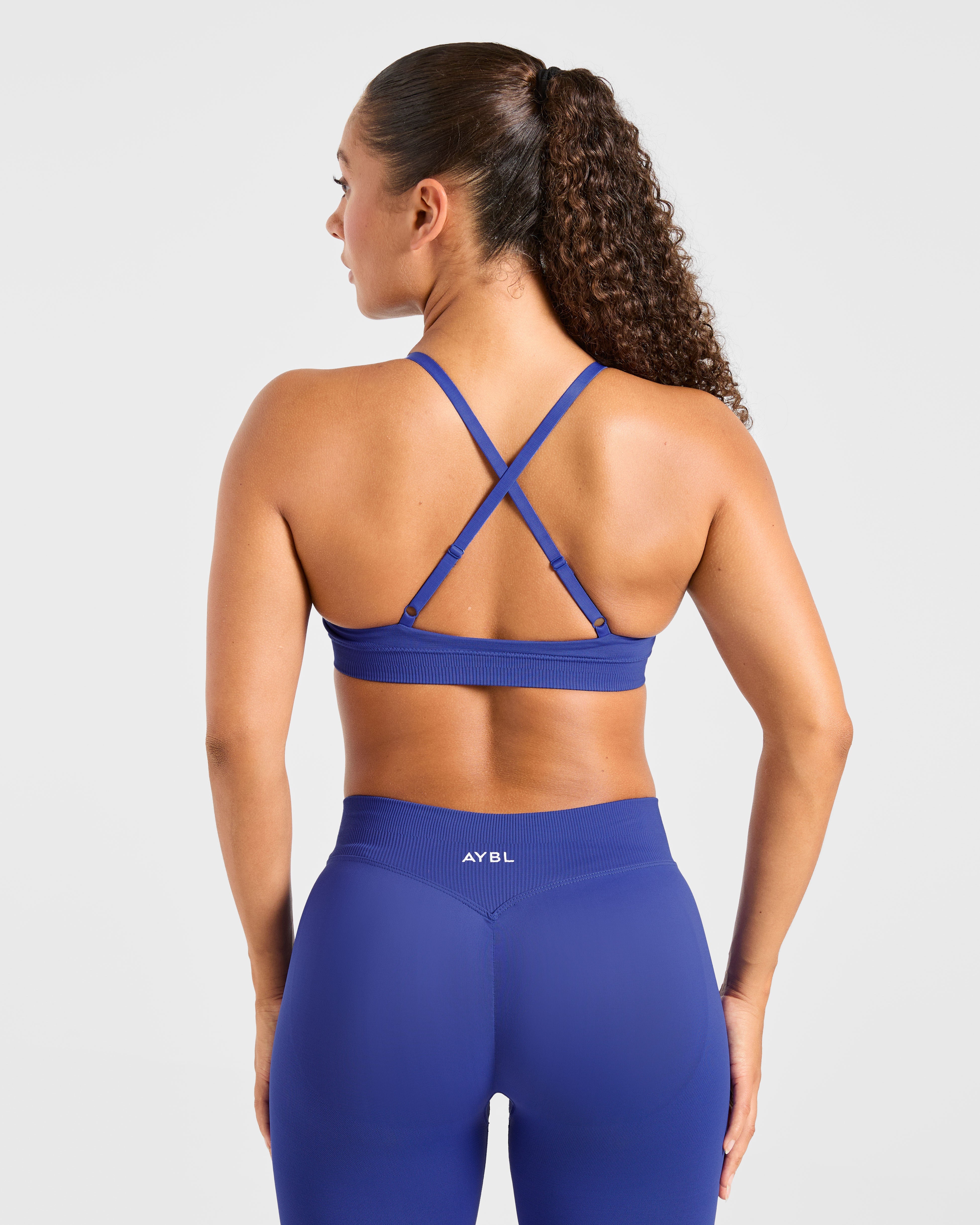 Enhance Seamless Sports Bra - Cobalt Blue
