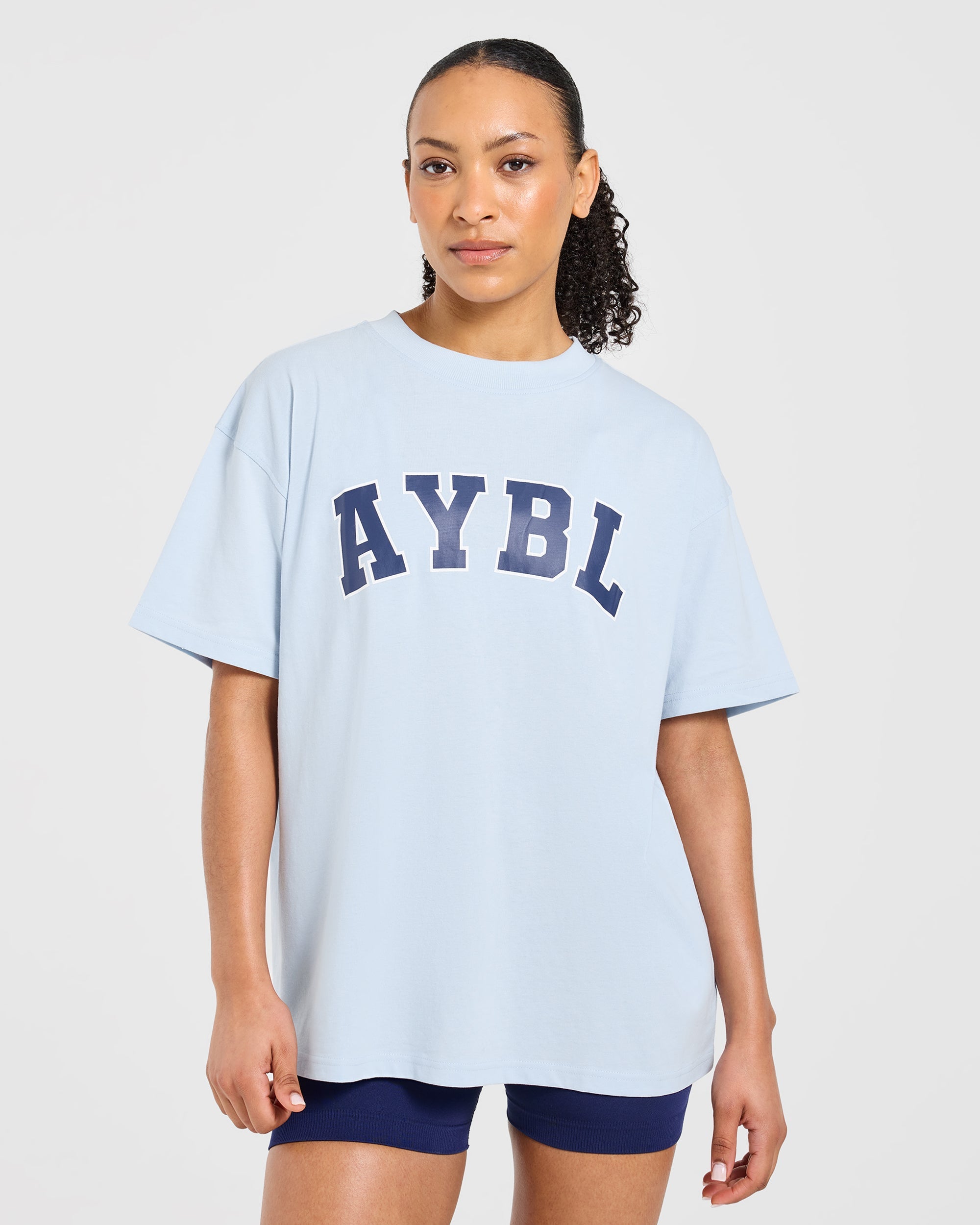 Varsity 2.0 Oversized T Shirt - Blue