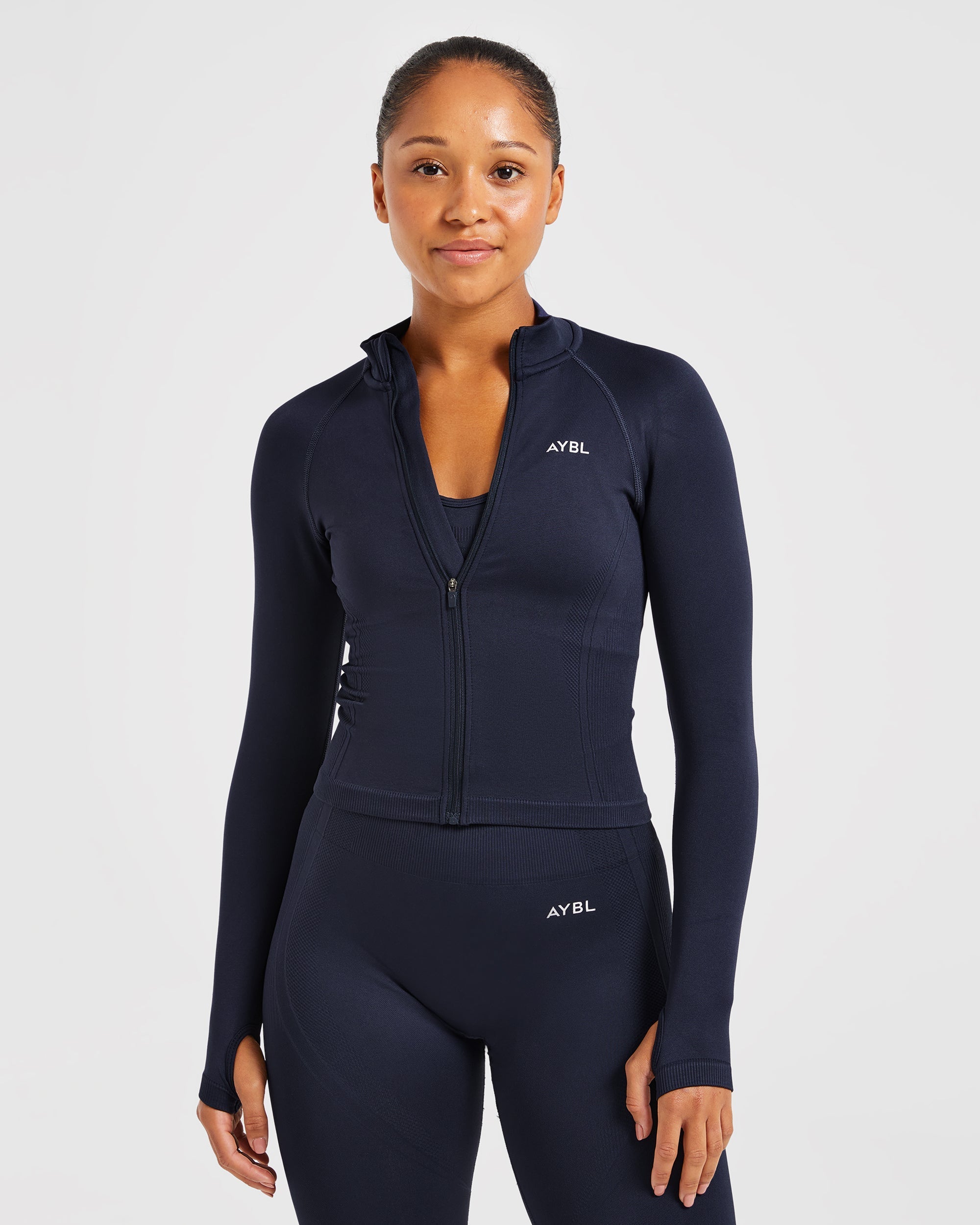 Balance V3 Seamless Zip Jacket Navy