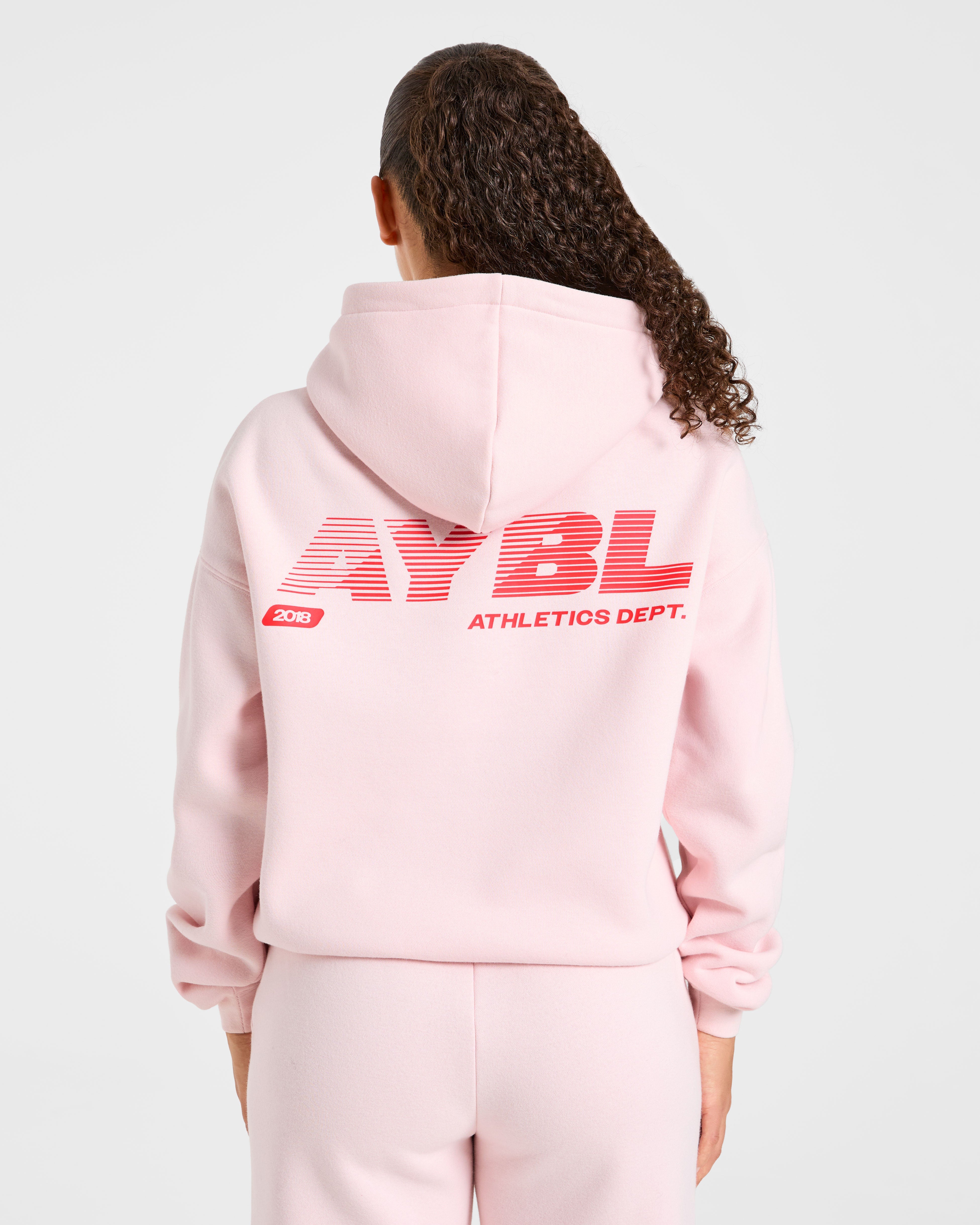 Athletics Dept Oversized Hoodie - Pink