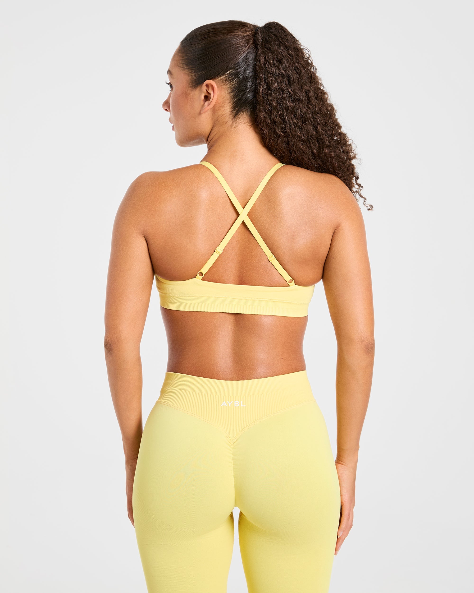 Enhance Seamless Sports Bra - Bright Yellow