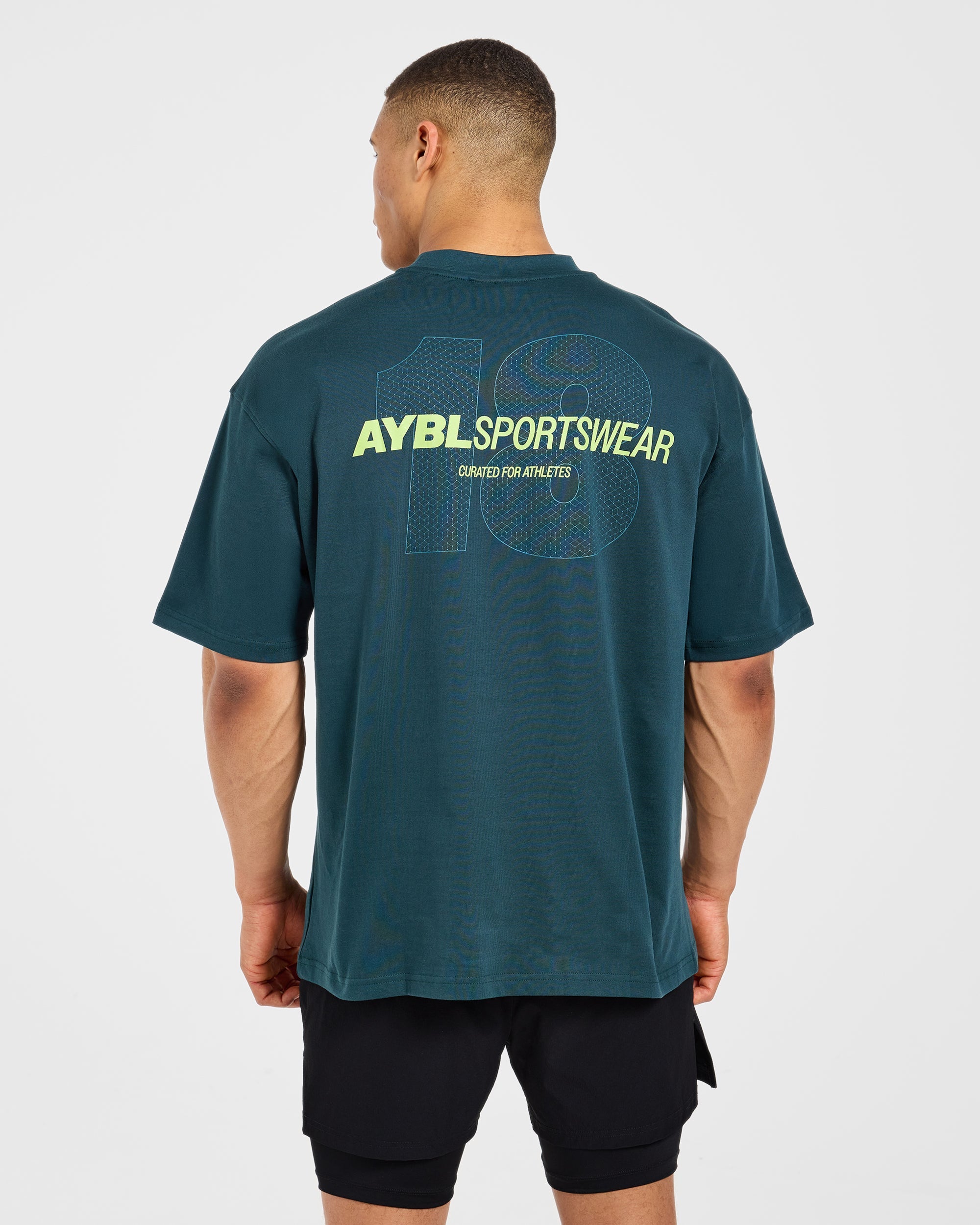 AYBL Sportswear 18 Oversized T Shirt - Teal Green