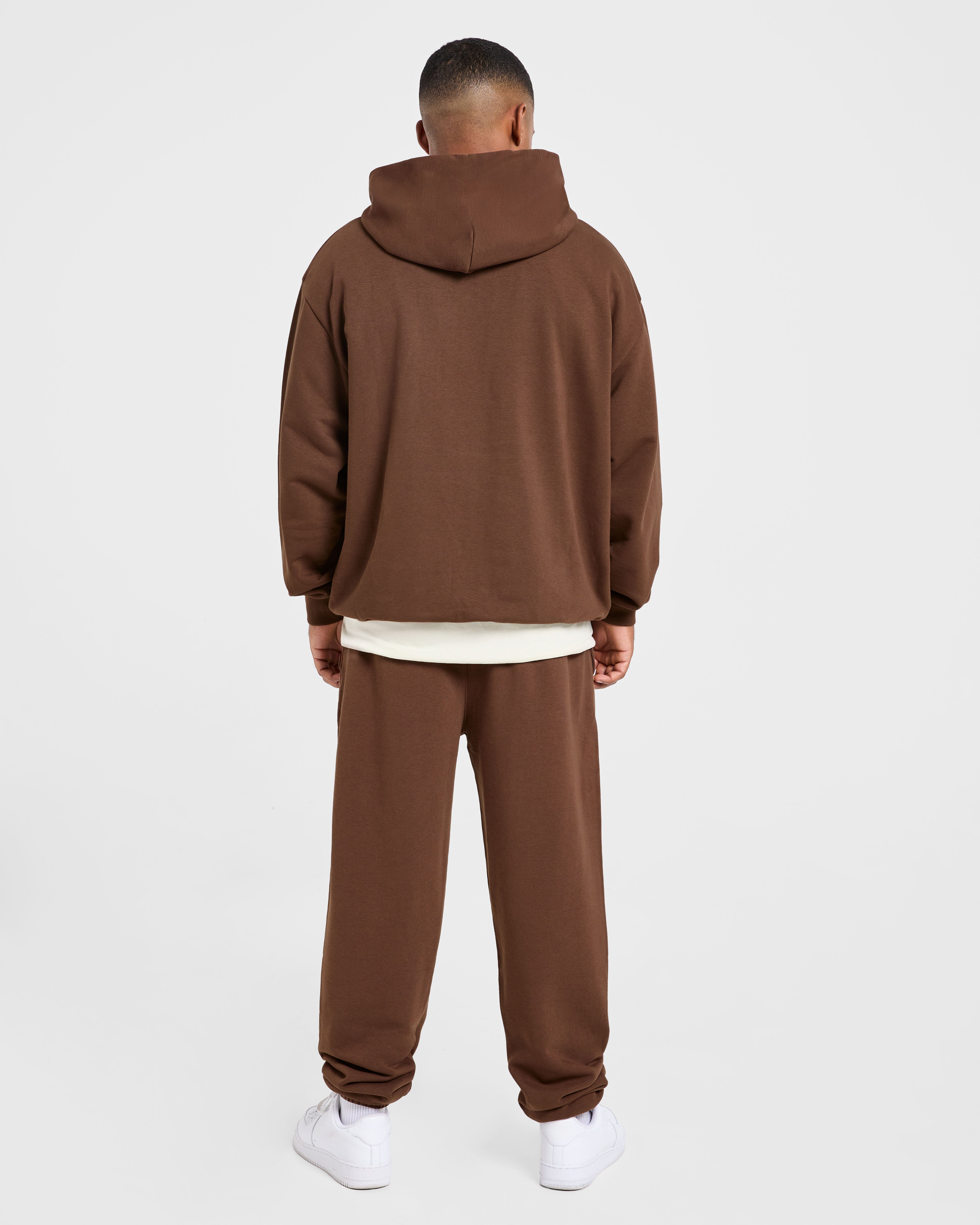 Craft Oversized Hoodie - Brown