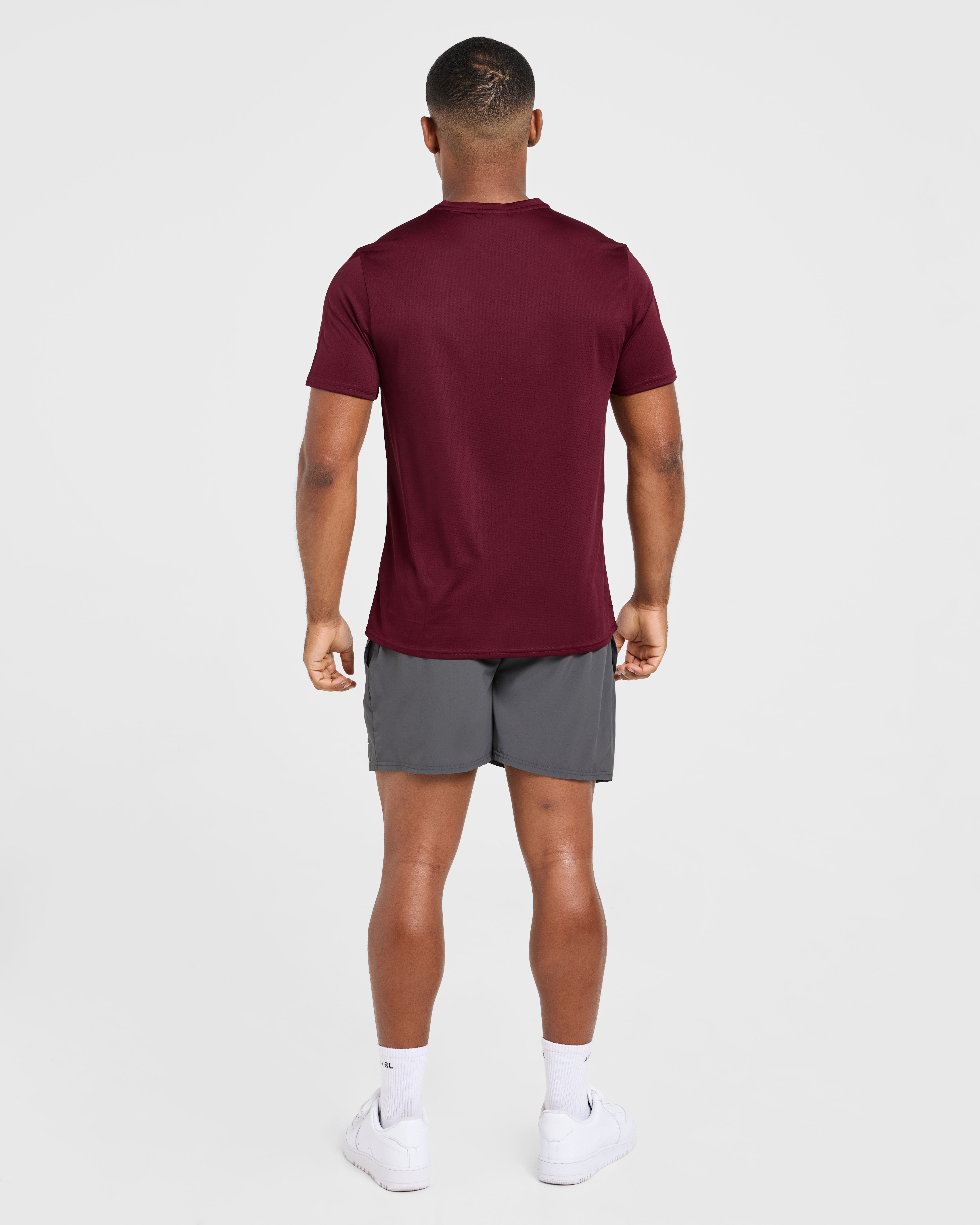 Origin T Shirt - Merlot Red