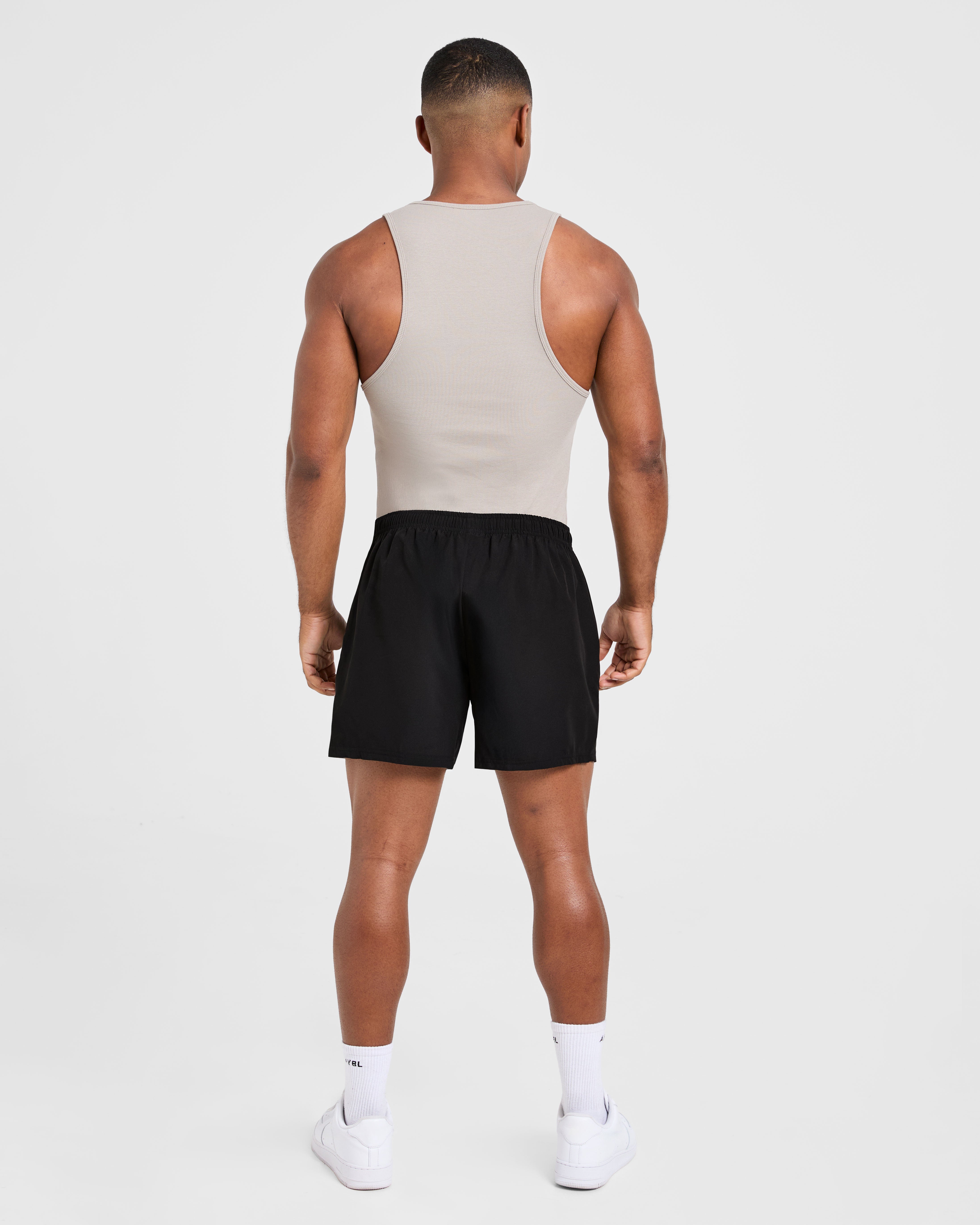 Muscle Ribbed Tank - Cloud Grey
