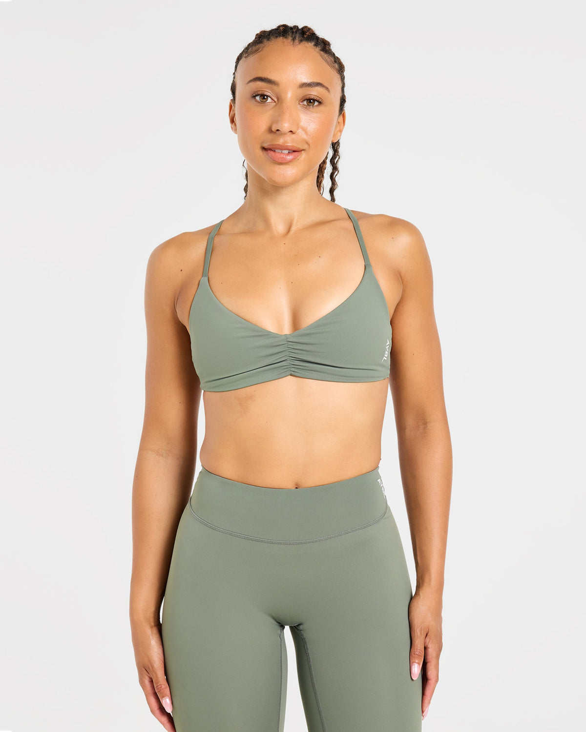 Physique Sports Bra - Muted Khaki