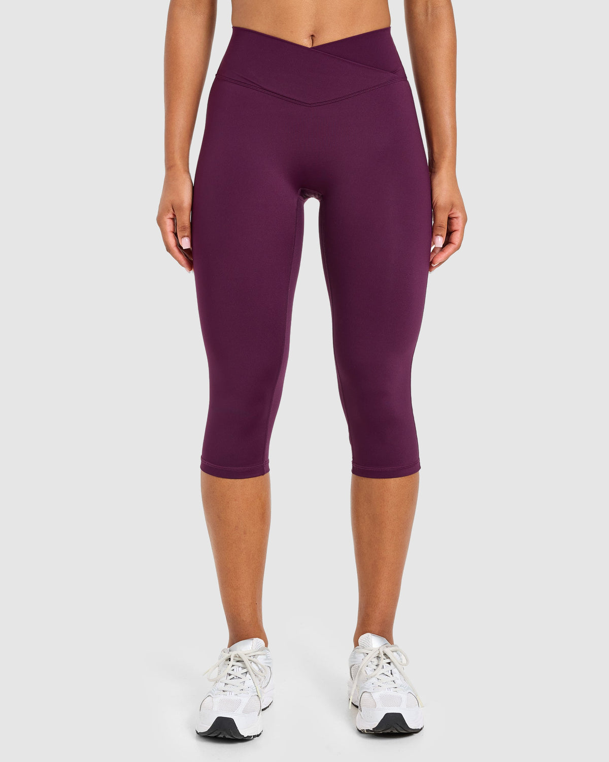 Sculpt Wrap Capri - Plum