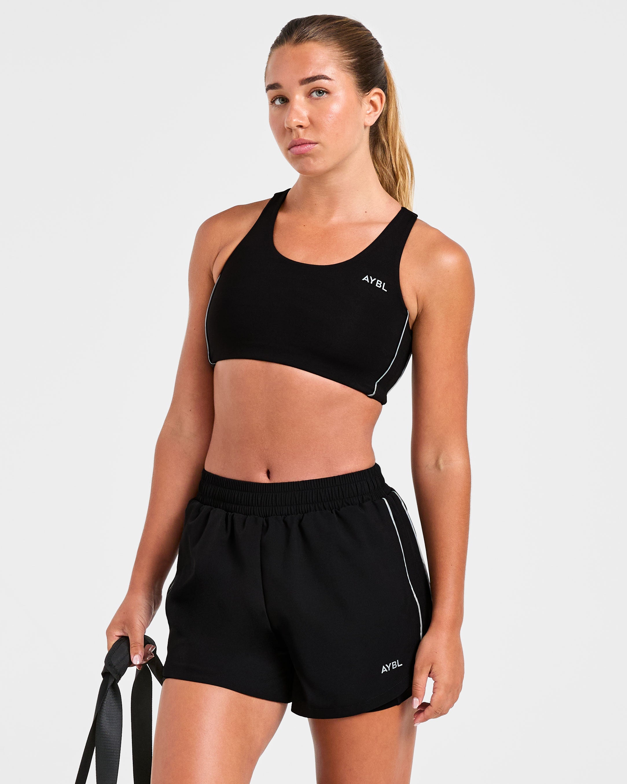 Run Sports Bra - Black