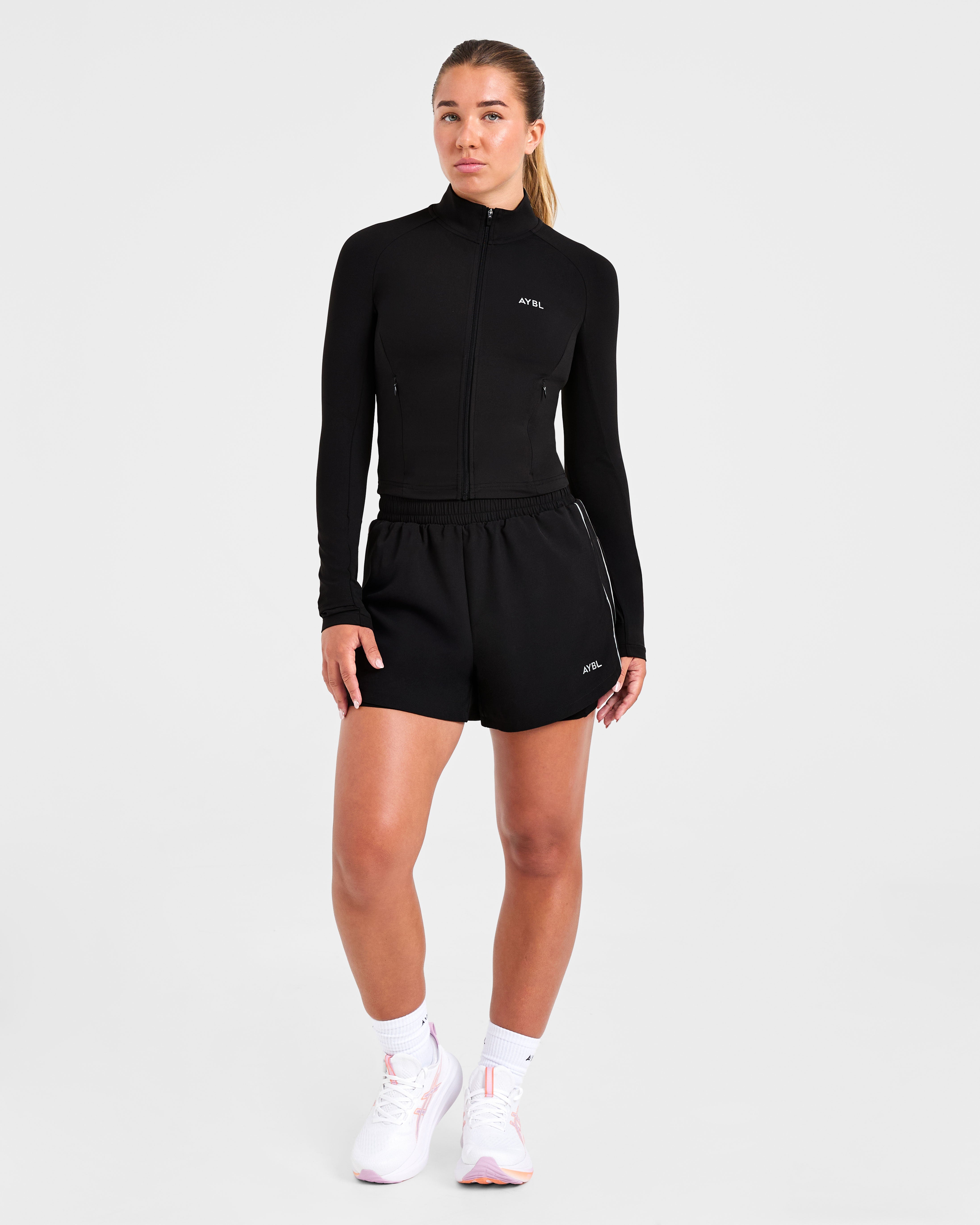 Run Zip Jacket - Black
