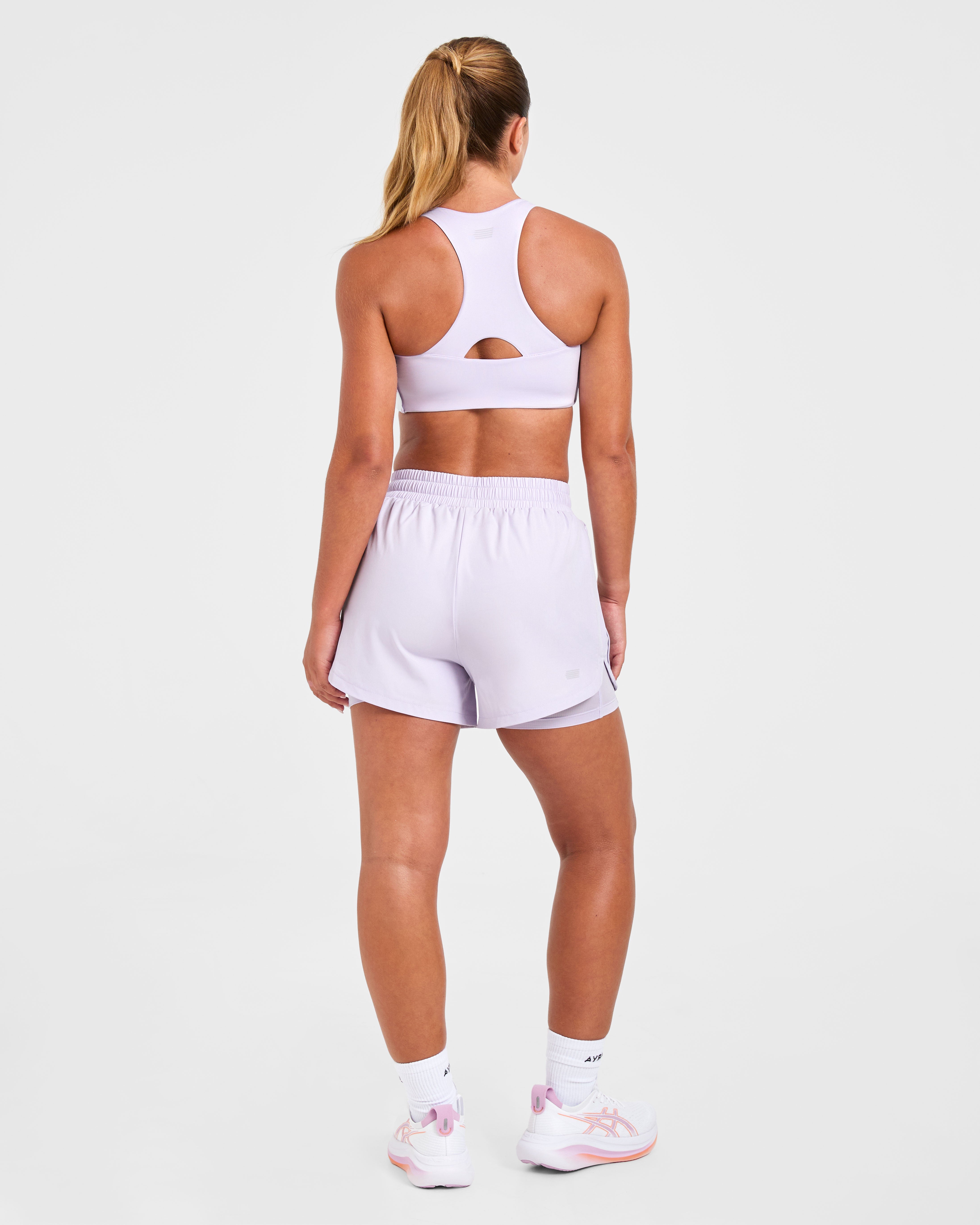 Run 2 in 1 Shorts - Ice Lilac