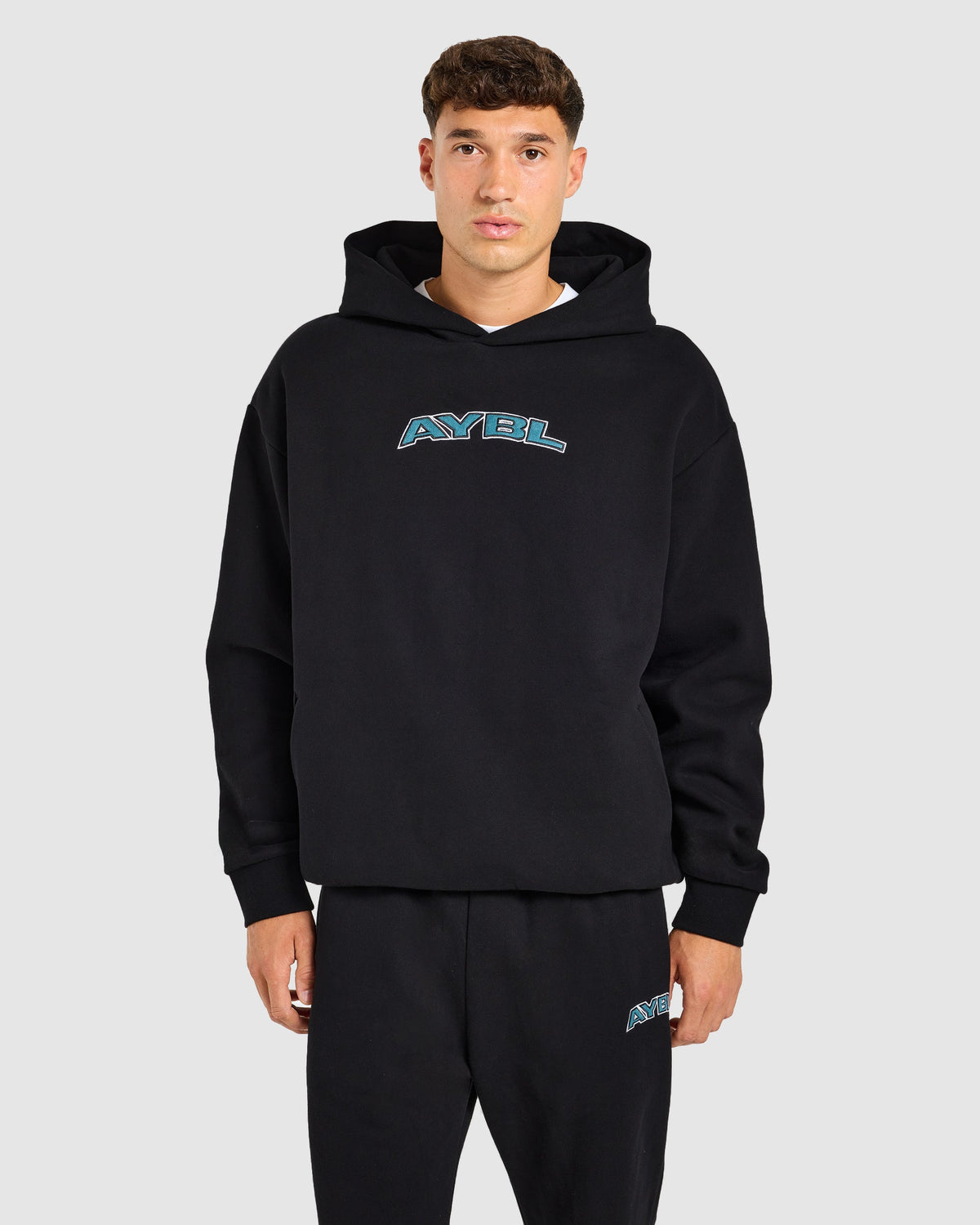 AYBL Society Oversized Hoodie - Black
