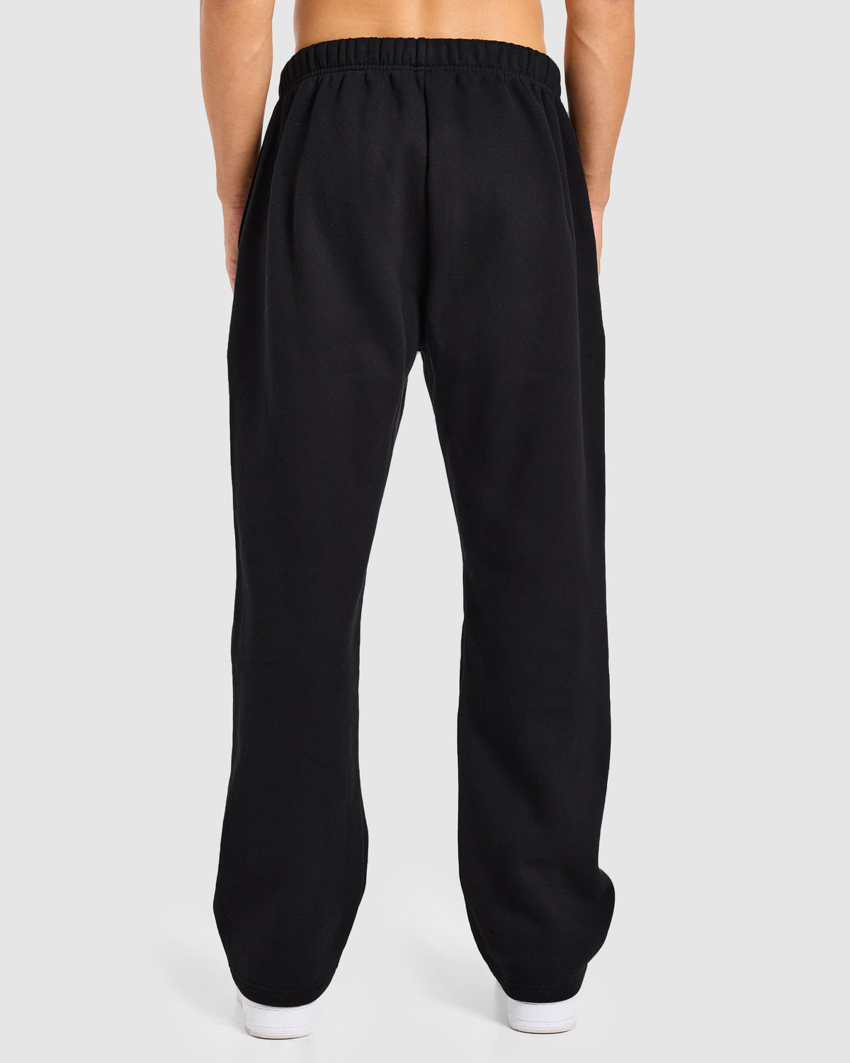 AYBL Society Oversized Straight Leg Joggers - Black