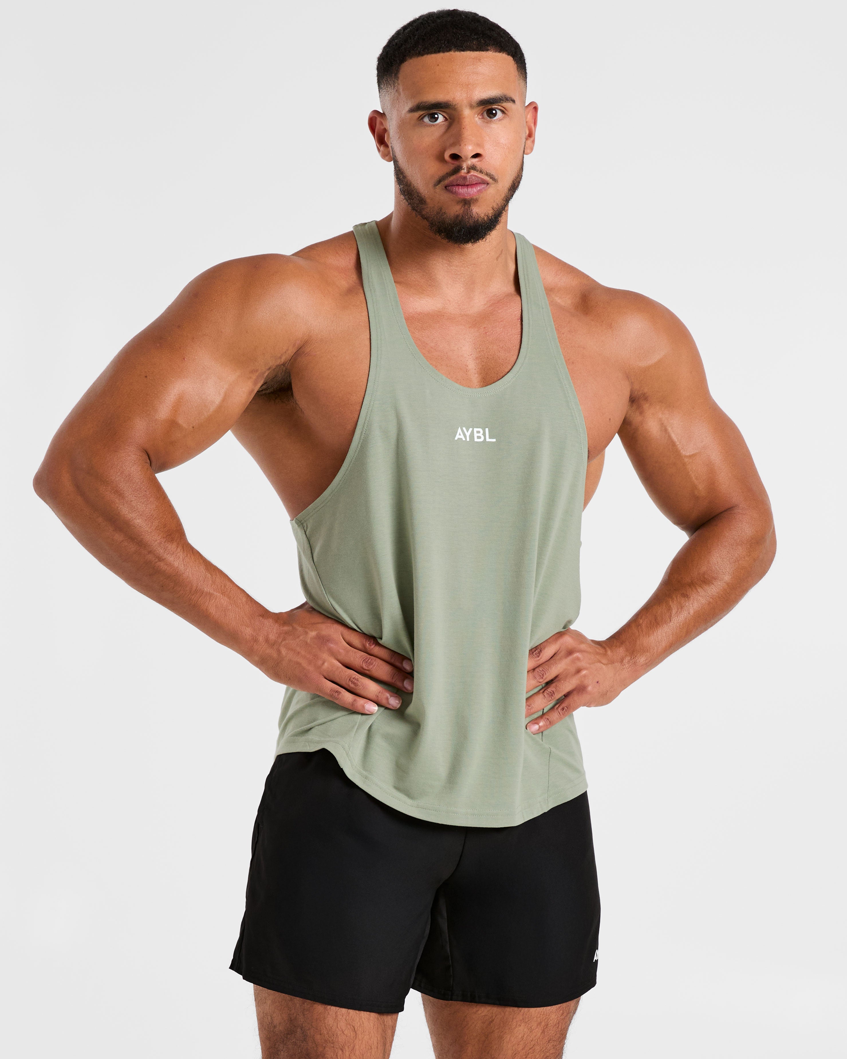 Essential Stringer - Muted Green