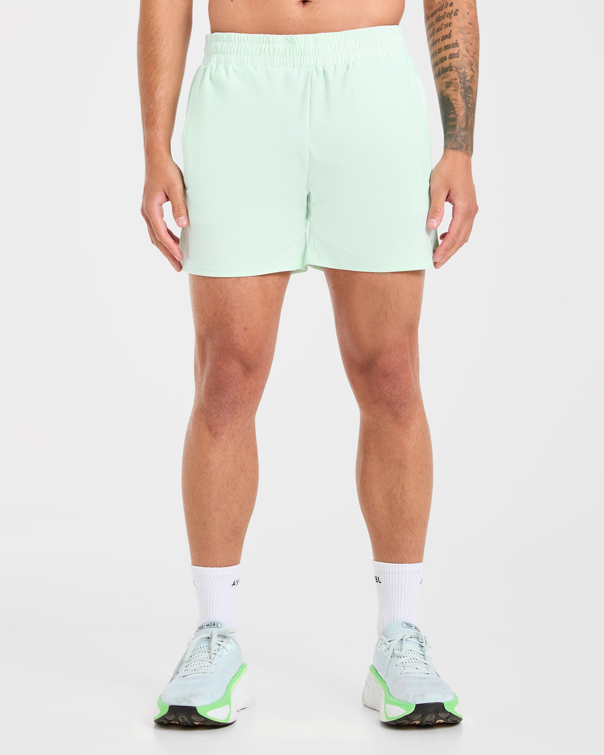 Run 5" Shorts - Cool Mint