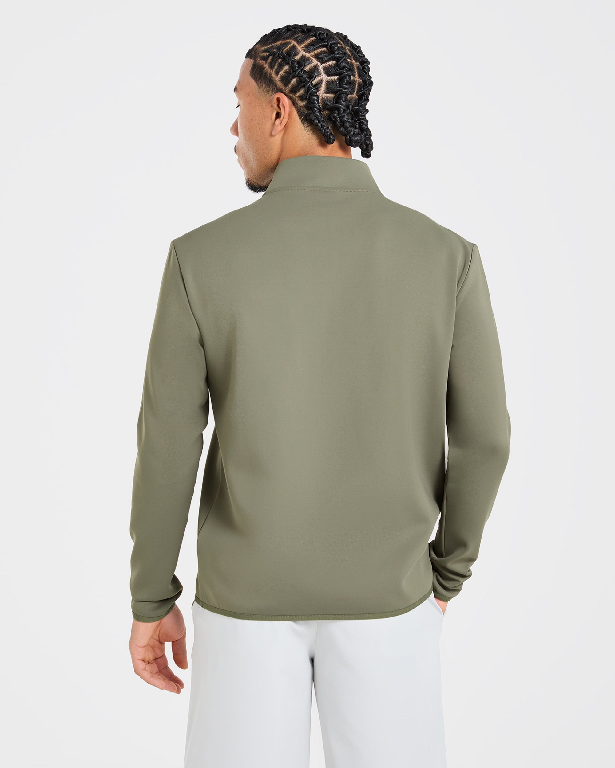 Precision 1/4 Zip Pullover - Deep Sage