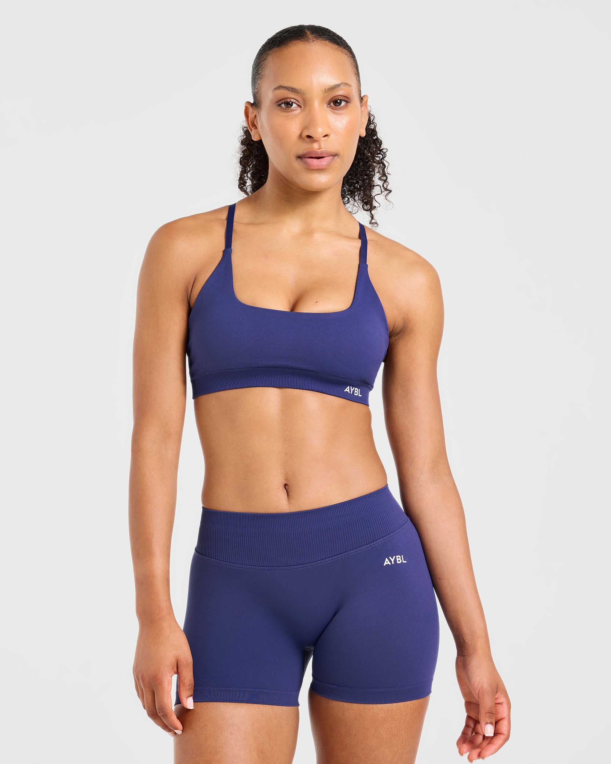 Enhance Seamless Sports Bra - Storm Blue