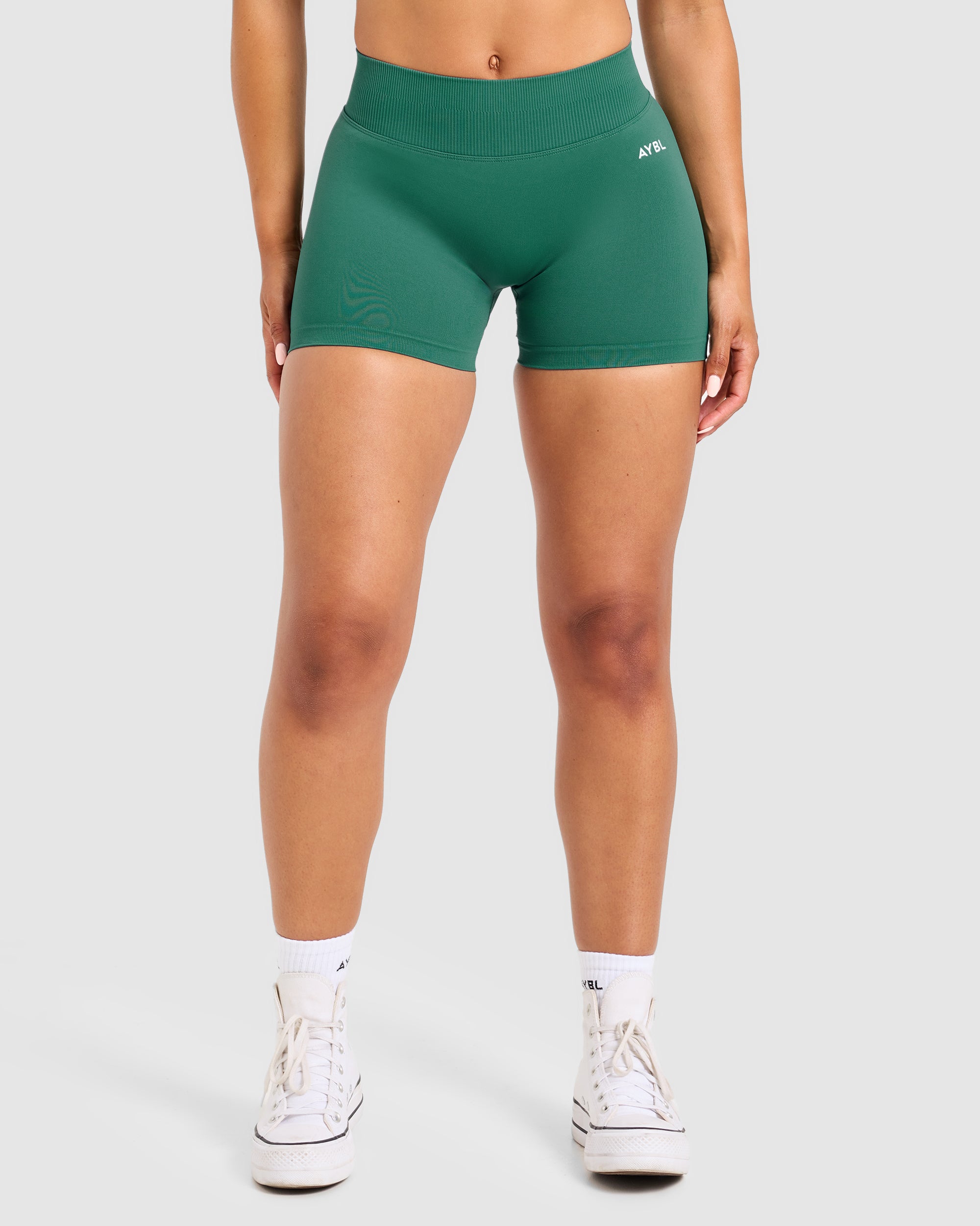 Enhance Seamless Shorts | 3.5" - Evergreen