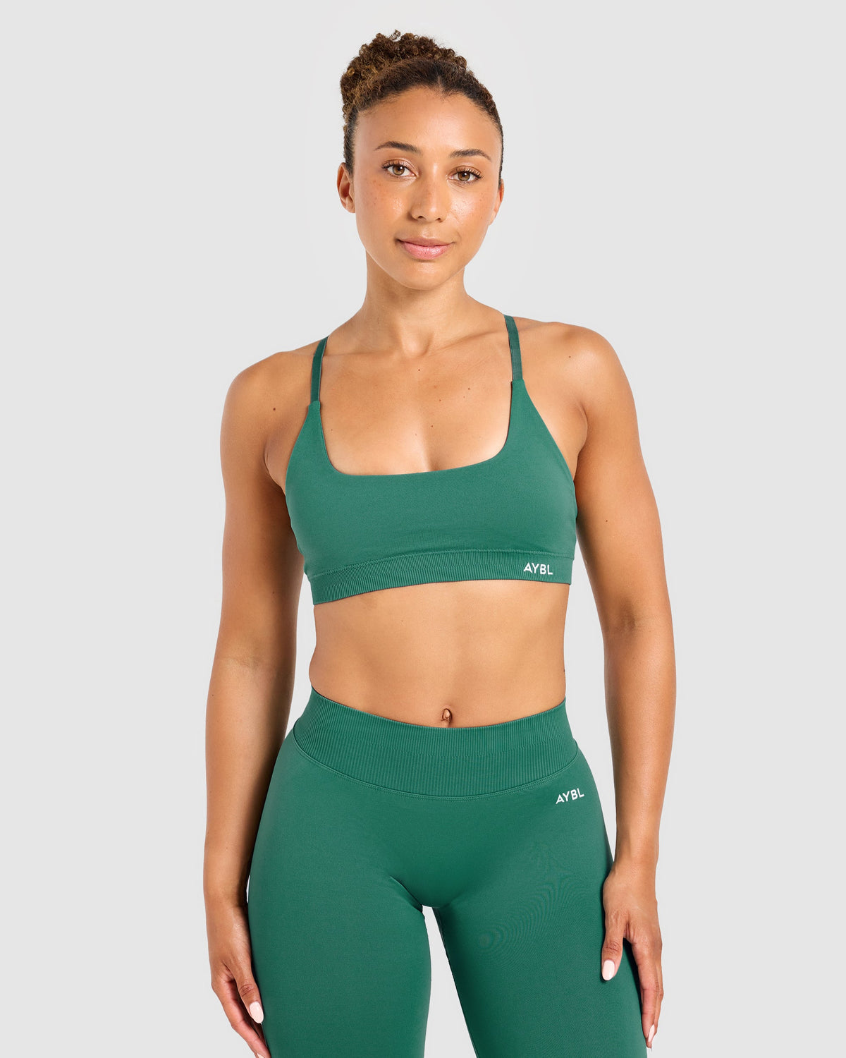 Enhance Seamless Sports Bra - Evergreen