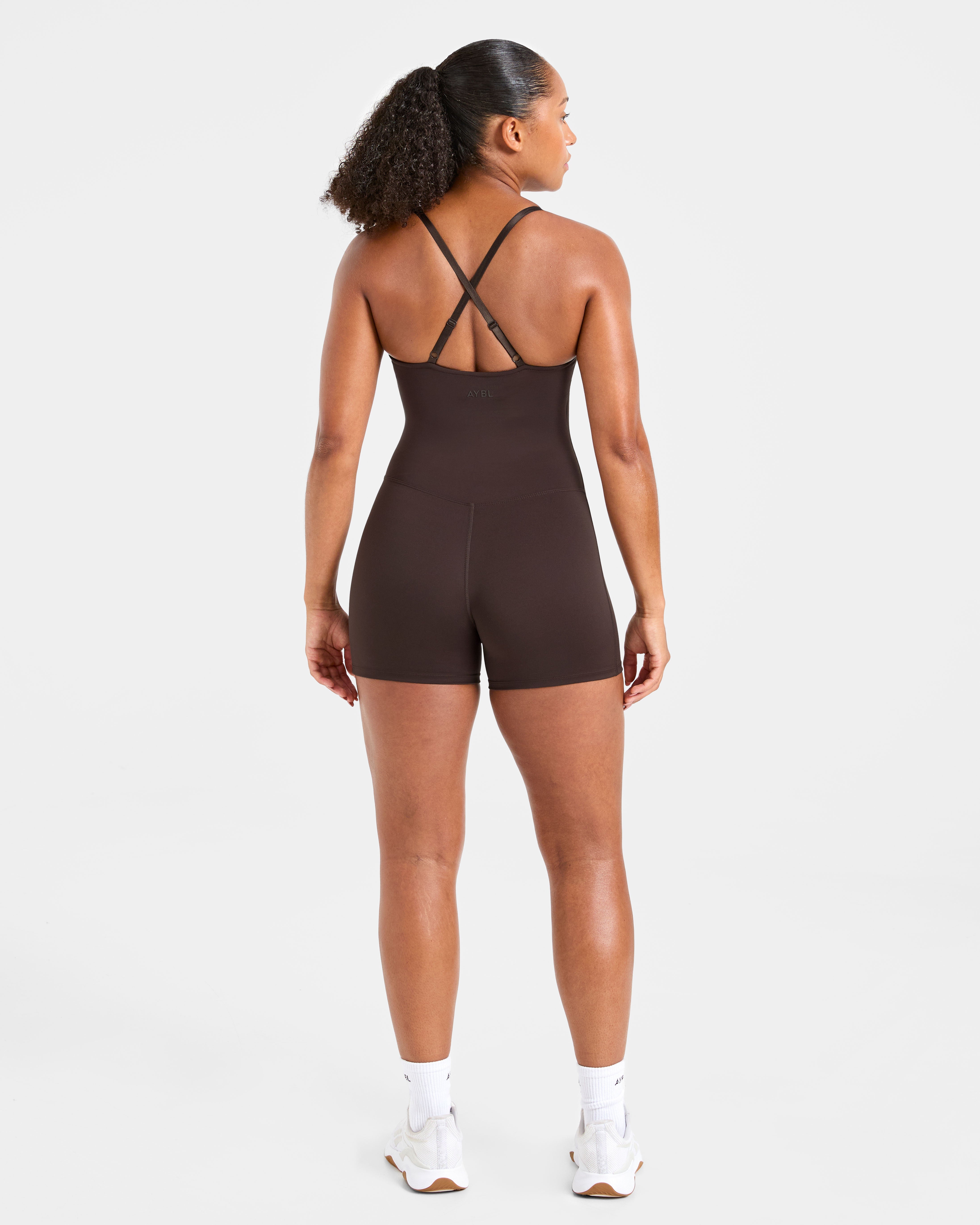 Staple Shorts All In One - Coffee Brown