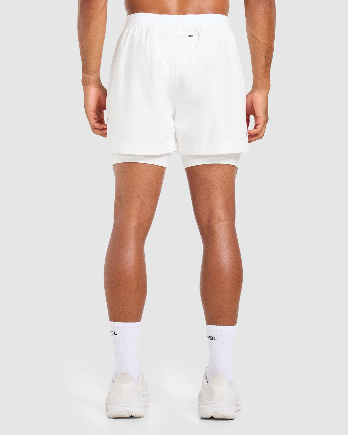Run 2 in 1 Shorts - White