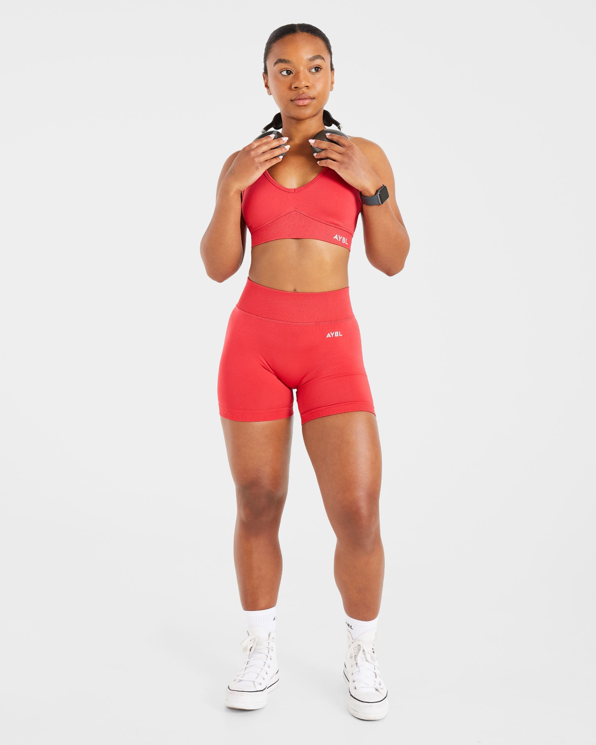 Adapt Seamless Sports Bra - Salsa Red