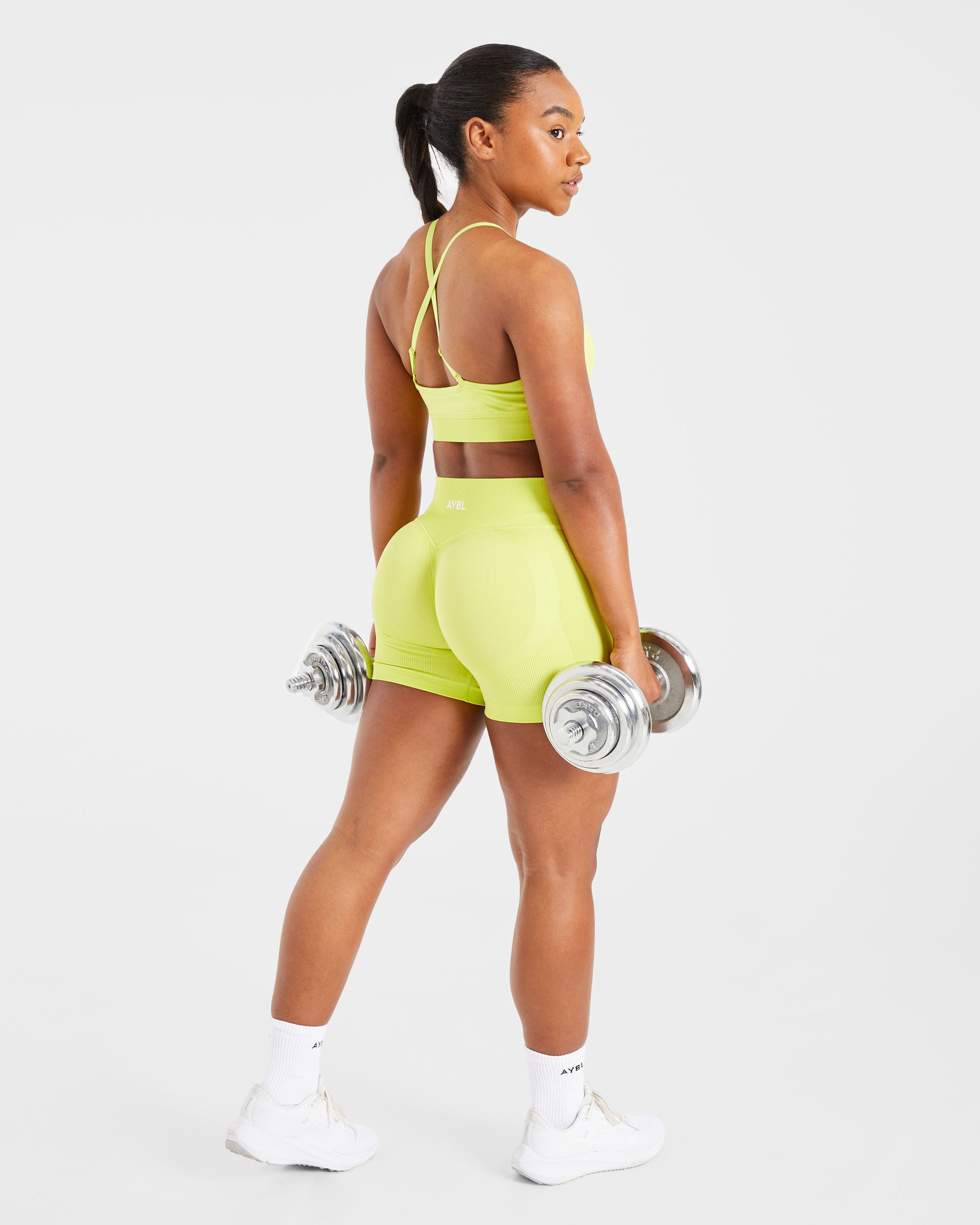 Adapt Seamless Shorts - Lime Green